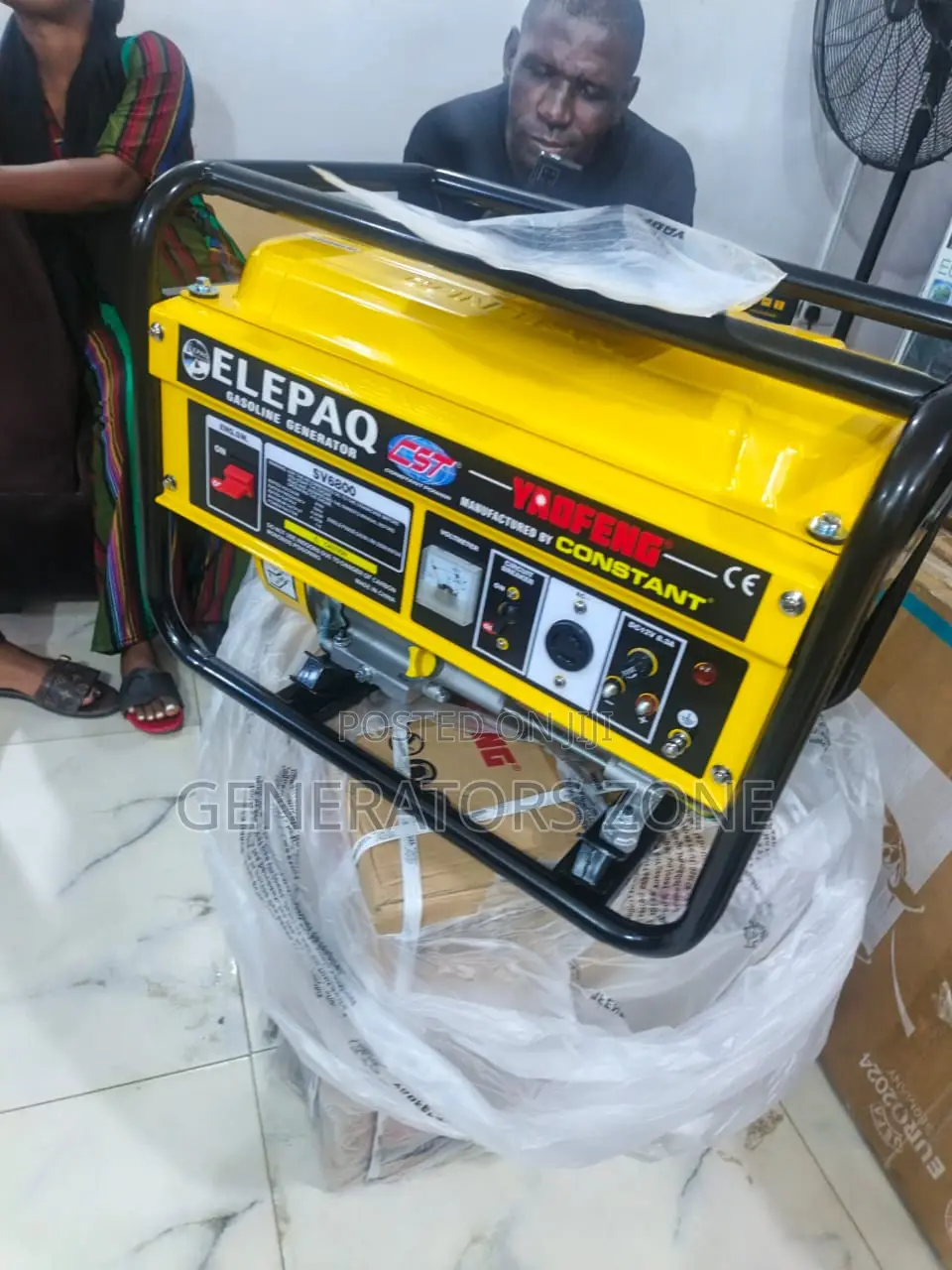 Elepaq Sv6800 Power Supply Generator 4.5kva