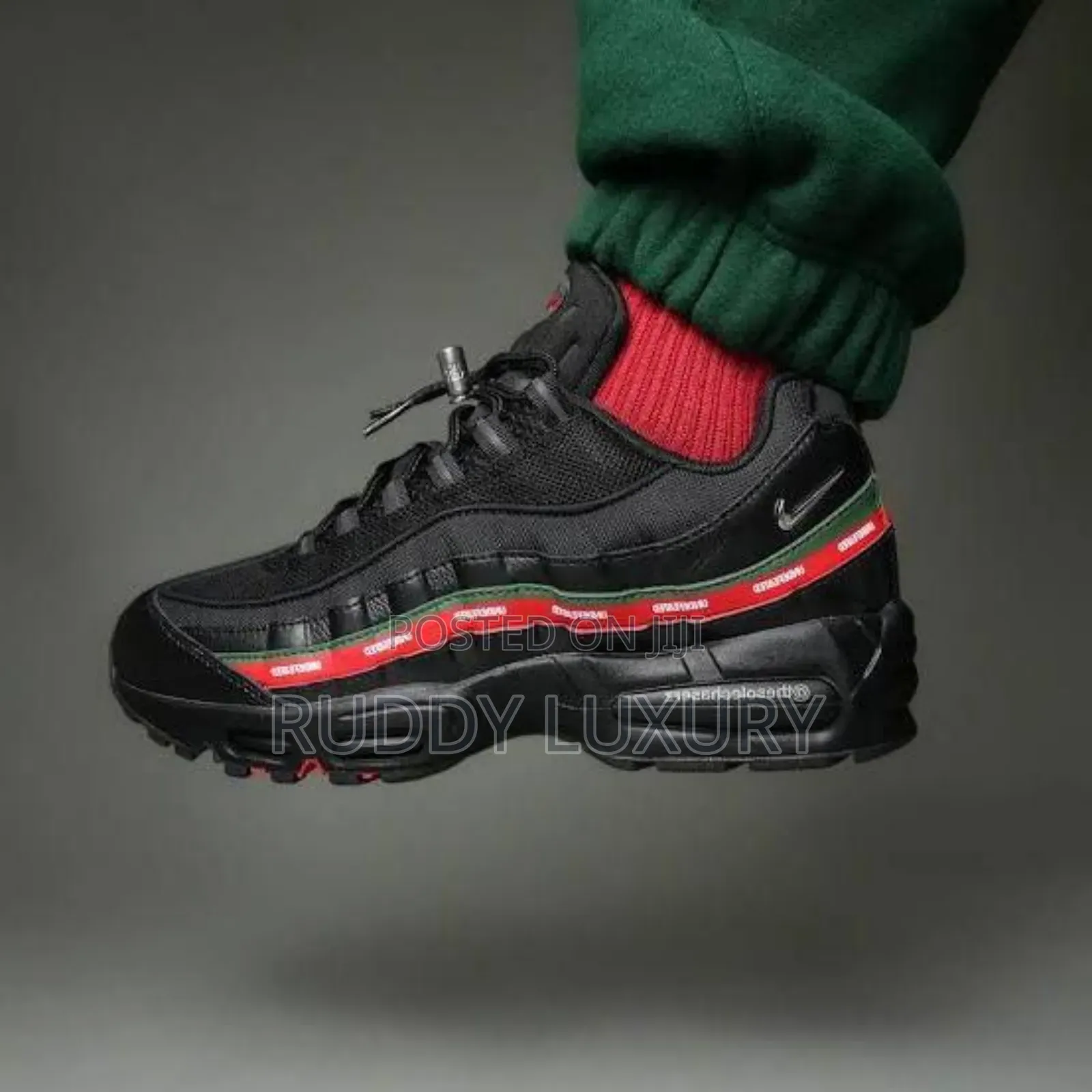 Nike Air Max 95 Undefeated Black/Red Premium Sneakers
