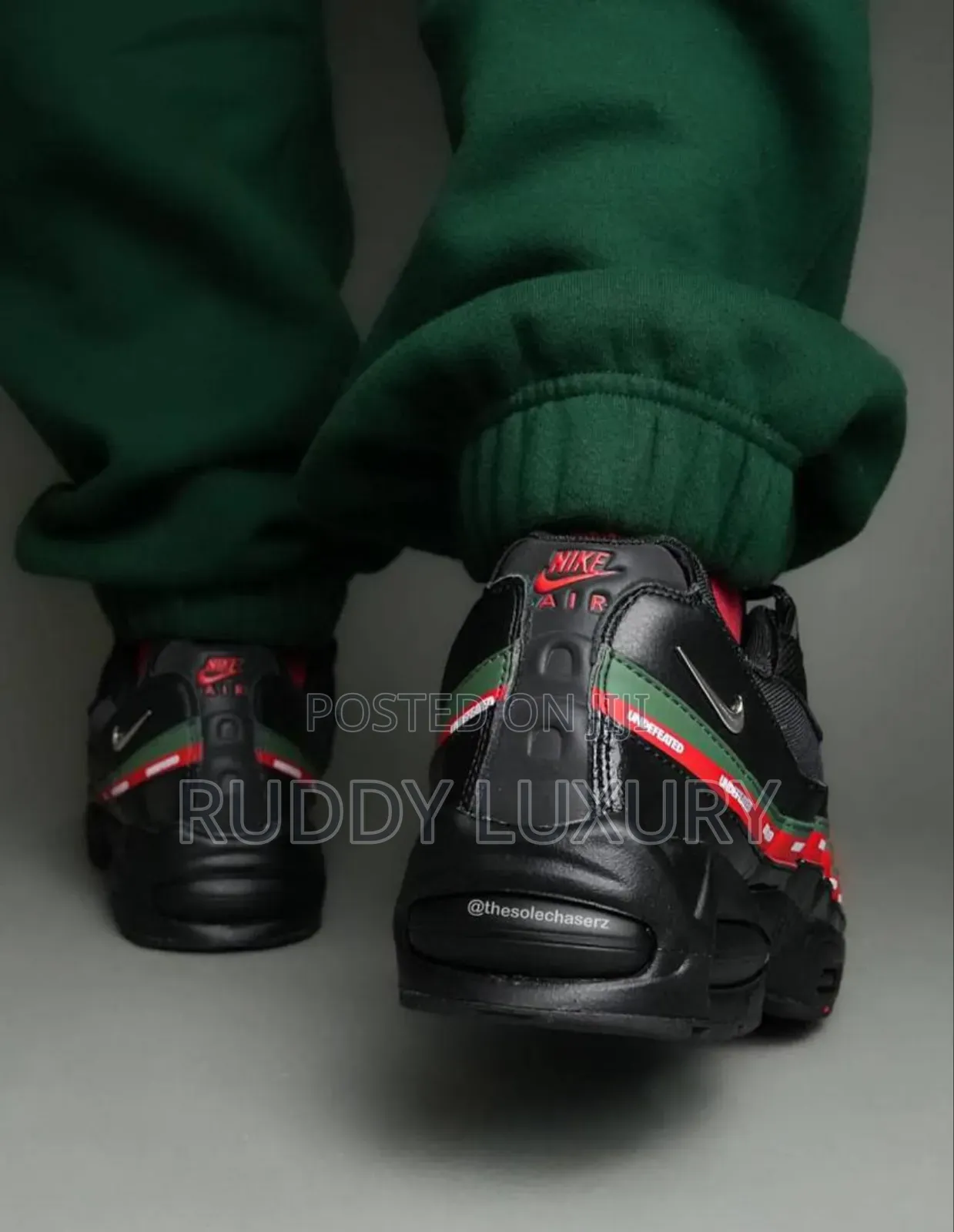 Nike Air Max 95 Undefeated Black/Red Premium Sneakers