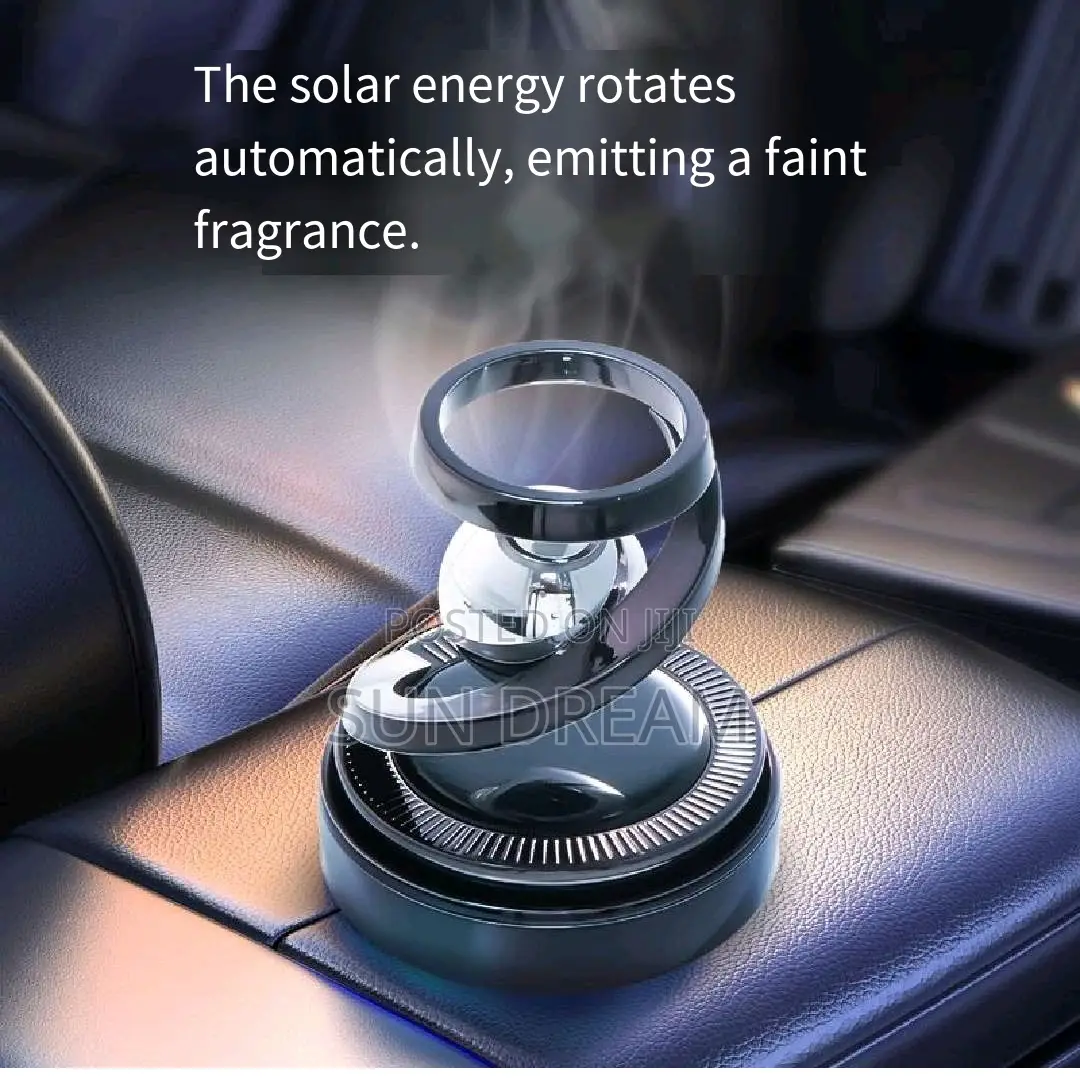 Car Fragrance Diffuser Car Air Freshener Solar-Powered Decoration