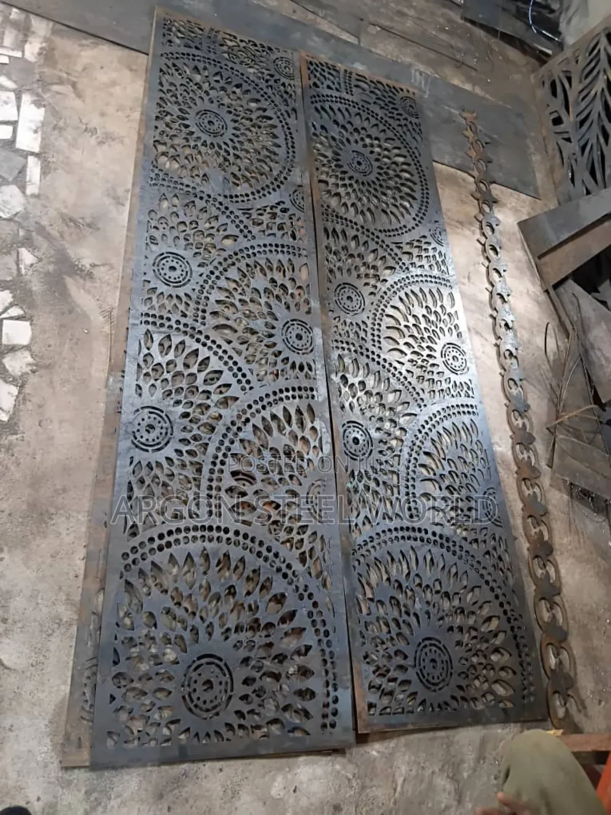 Laser Cut Iron