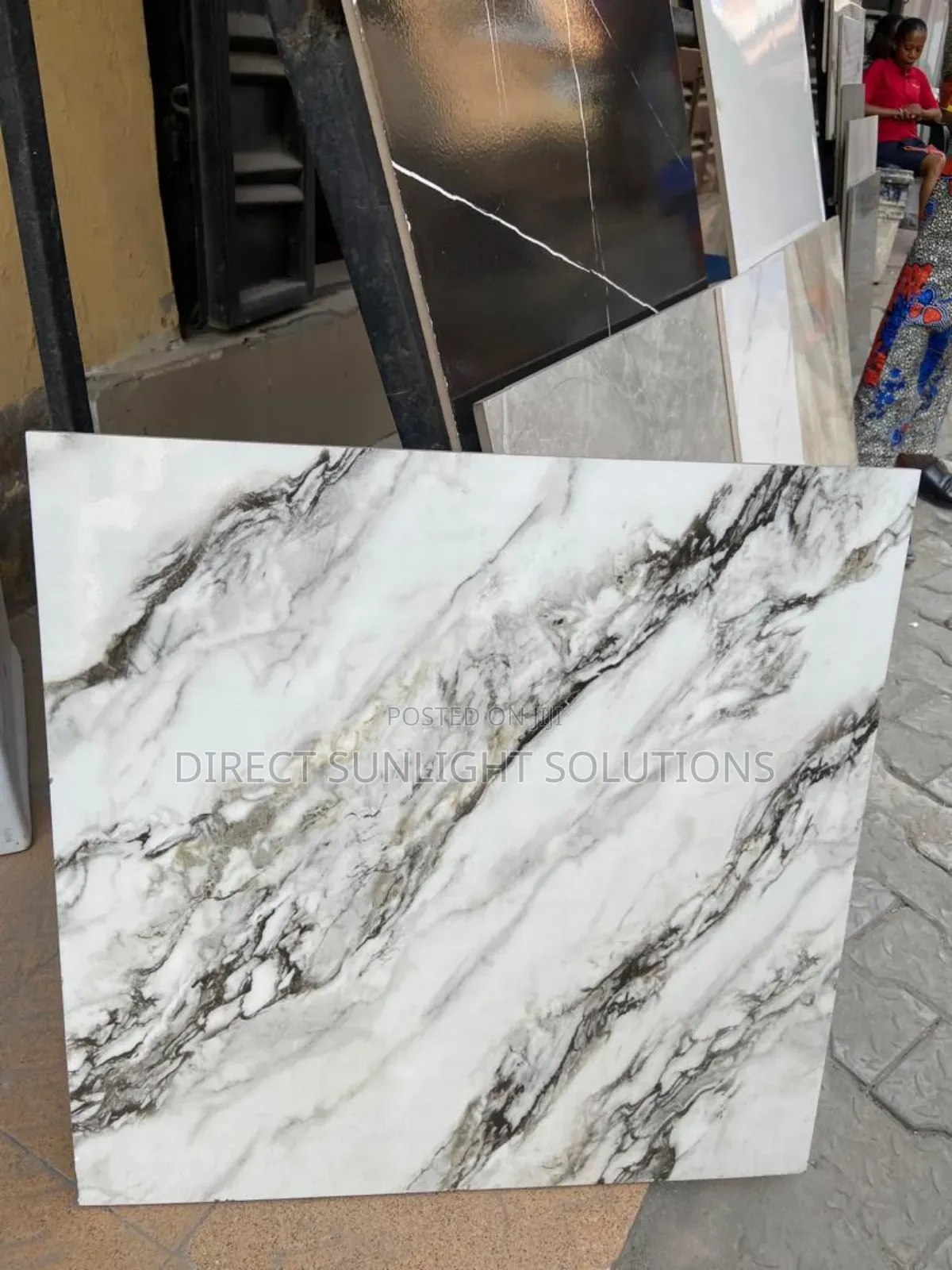 Quality Glossy Floor Tiles Room