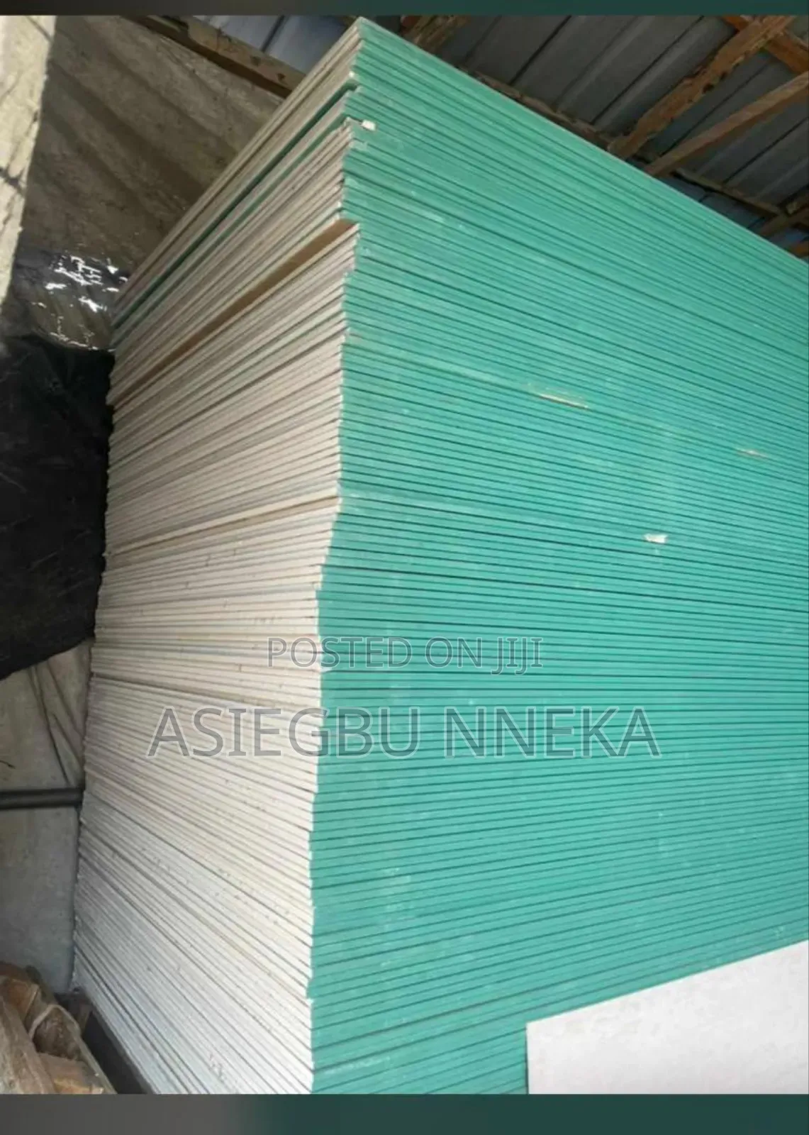 Green Gypsum Board 3m X 12mm(Waterproof)