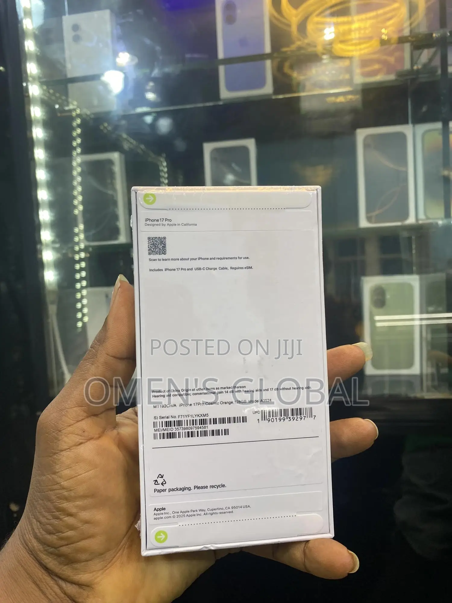 New Apple iPhone 17 Pro Max 512 GB Orange