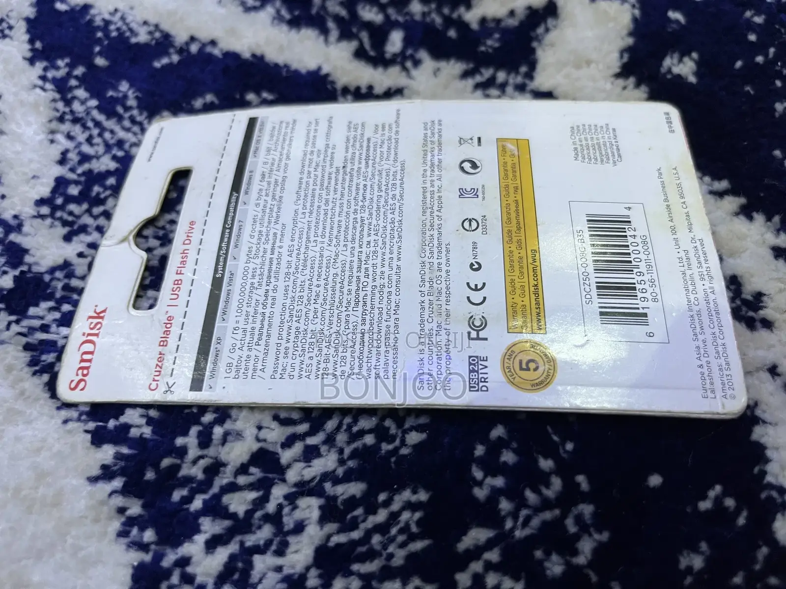 Sandisk 8gb Cruzer Blade Flash Drive