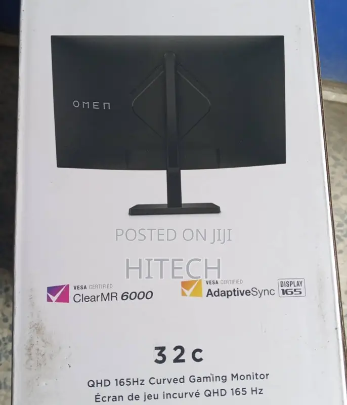 Omen by Hp 31.5 Inch QHD 165hz Curved Gaming Monitor - Omen 32c