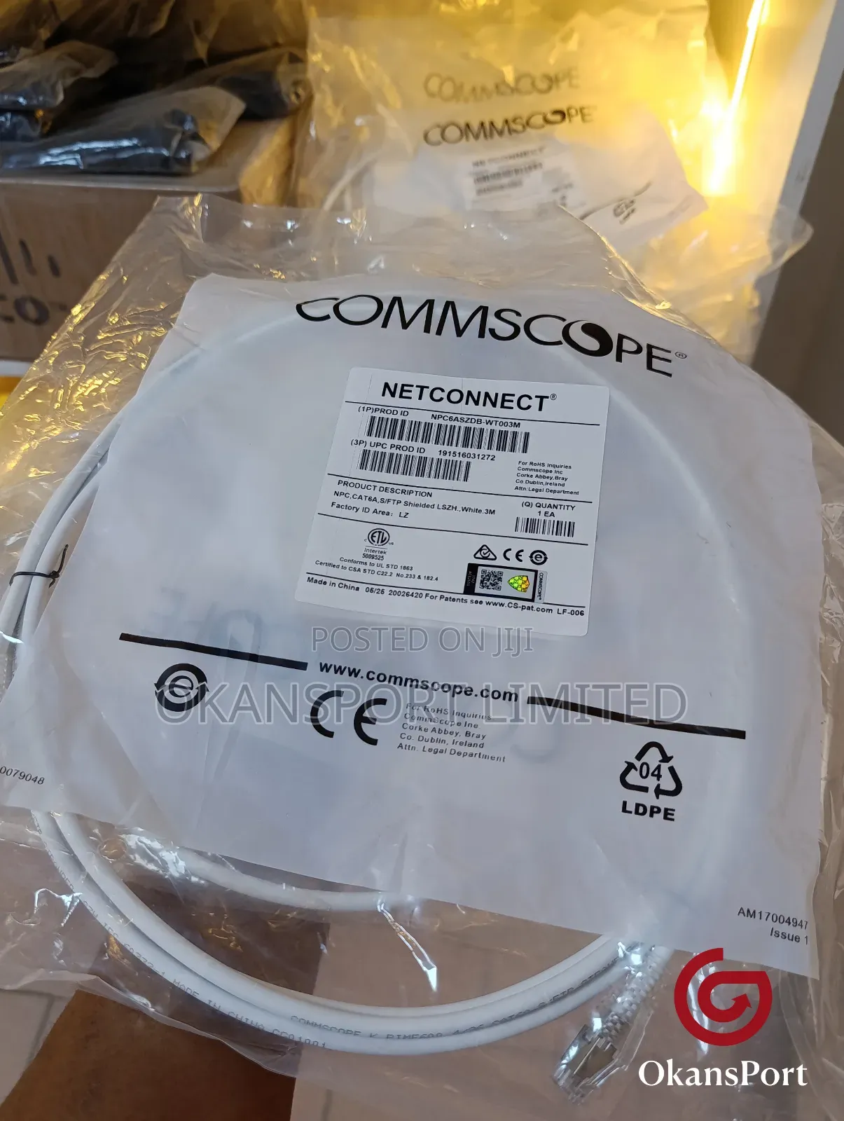 Cat6a Patch Cord Shielded Utp Lan Cable 1m 3m 5m 10m 15m 20m 30m GBT