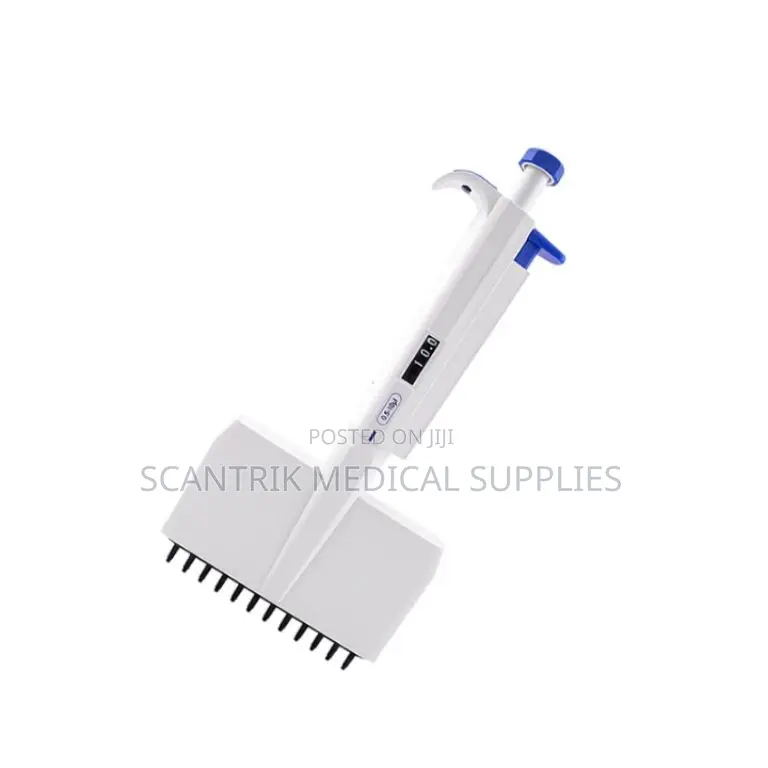 12-Channel Adjustable Micropipette for High-Throughput Labs