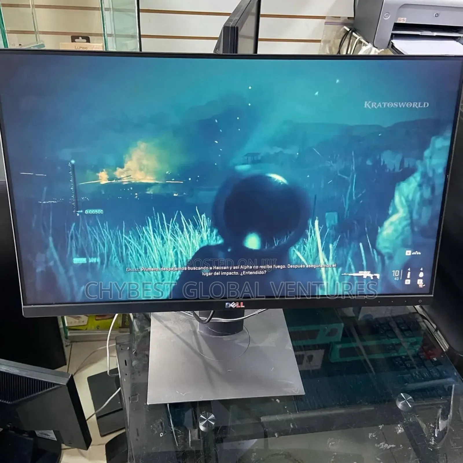 24 Inches Ips Dell Flameless Monitor