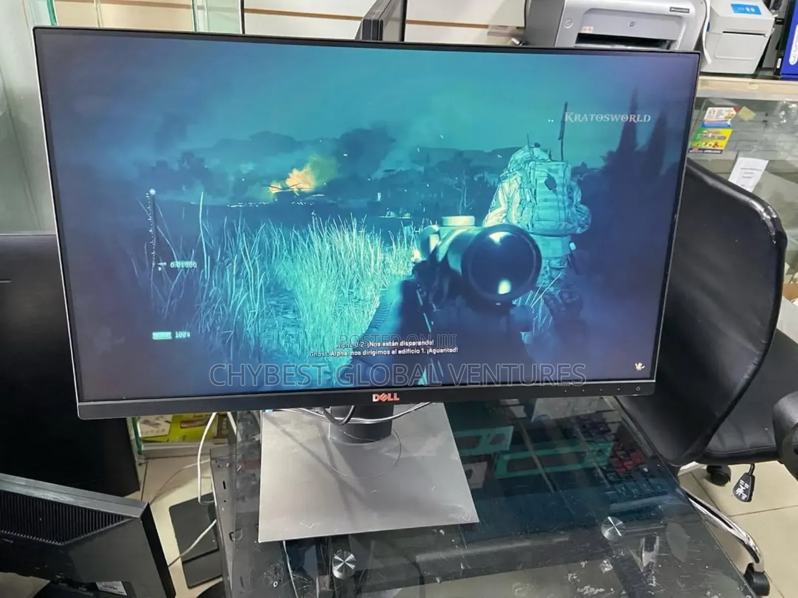 24 Inches Ips Dell Flameless Monitor