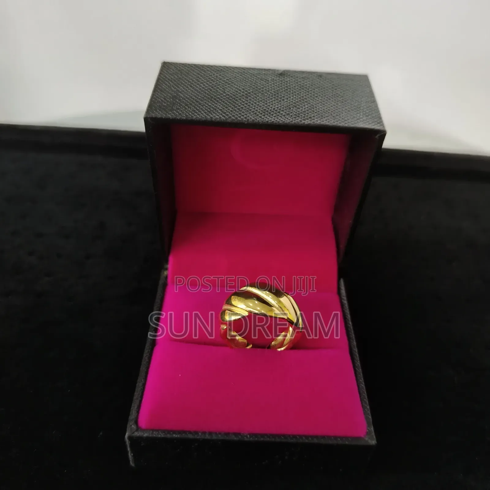 Stainless Steel Rings Golden Rings No Color Wash Lady Ring 27