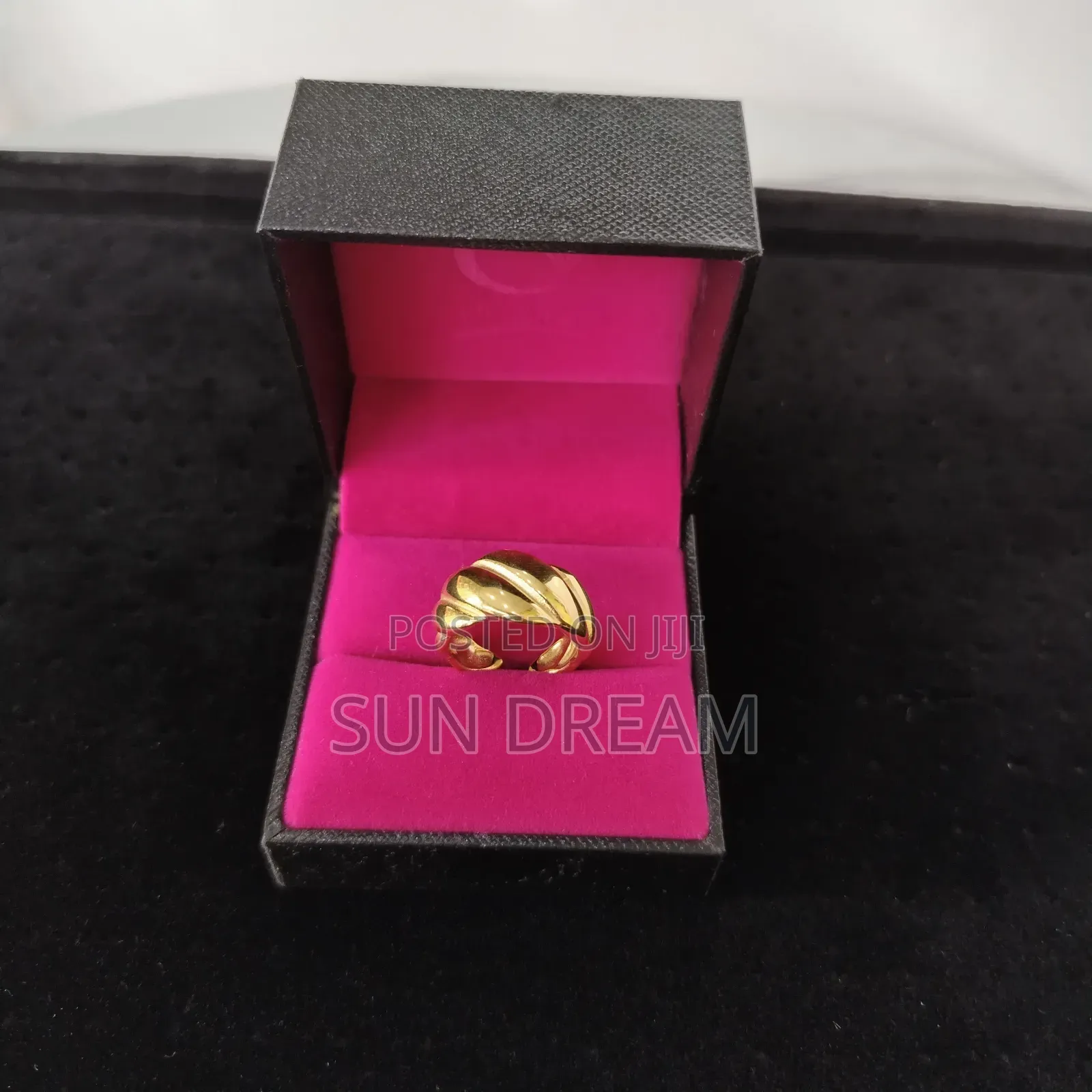 Stainless Steel Rings Golden Rings No Color Wash Lady Ring 27