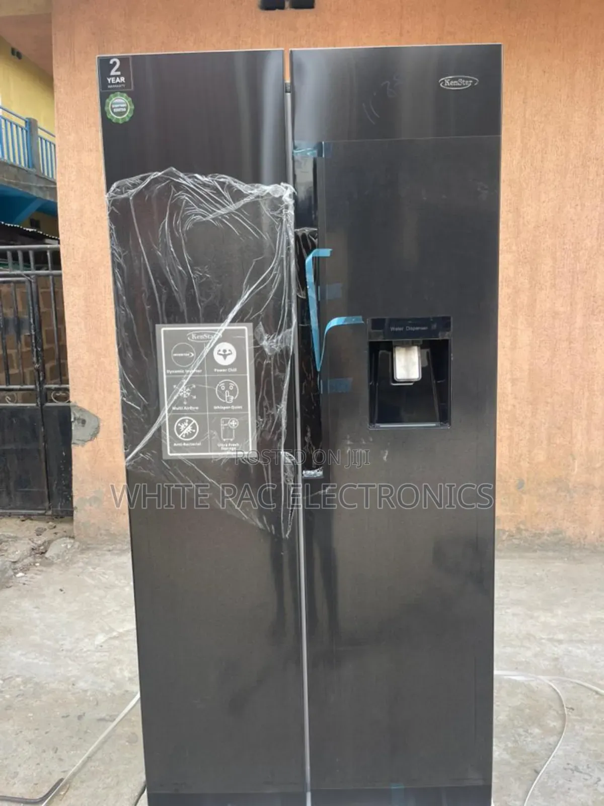 Kenstar Said By Said Inverter Fridge 516 Liter Mirror Black >Dispenser