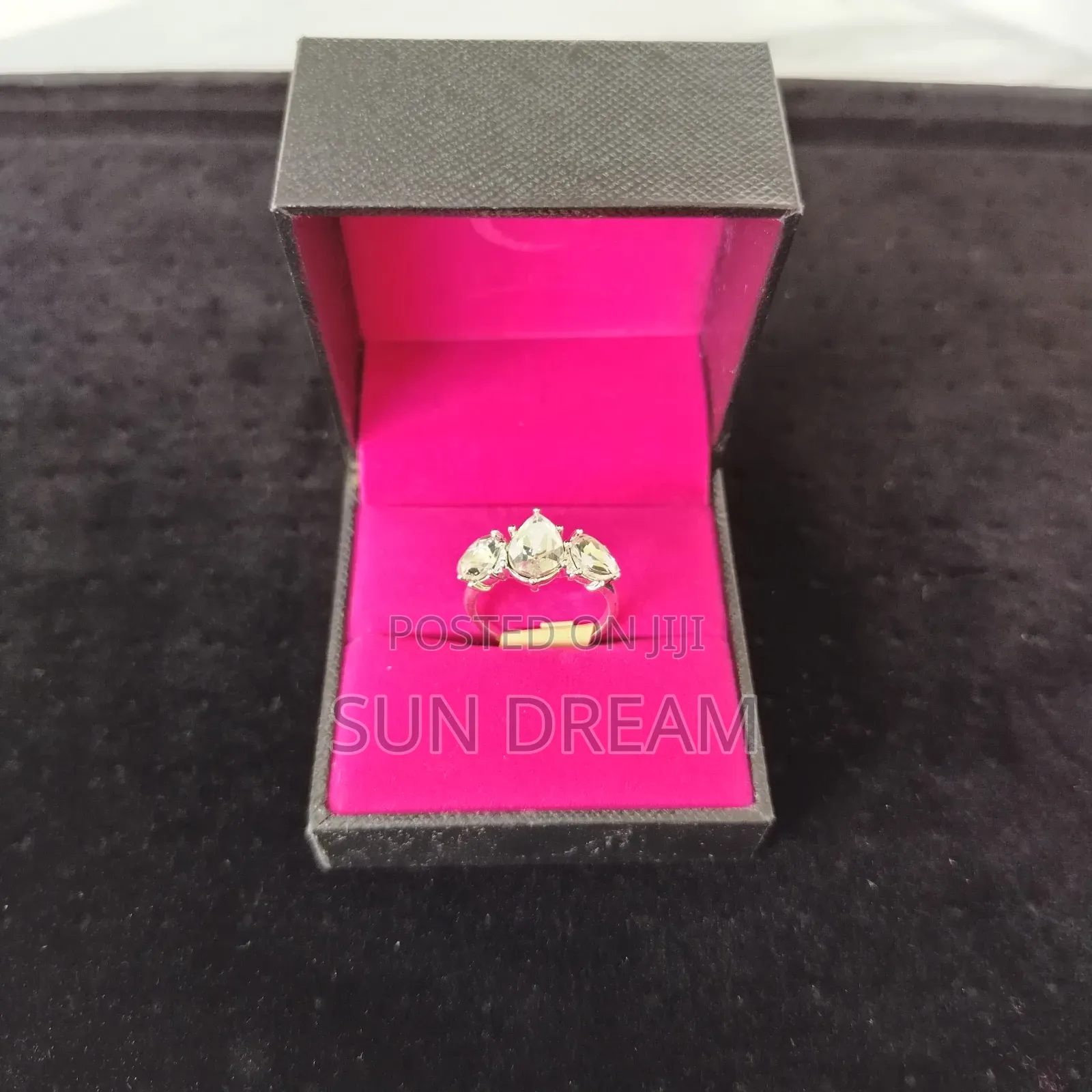 Women Silver Ring Lady Diamond Rings Stainless Steel No Color Faded 21
