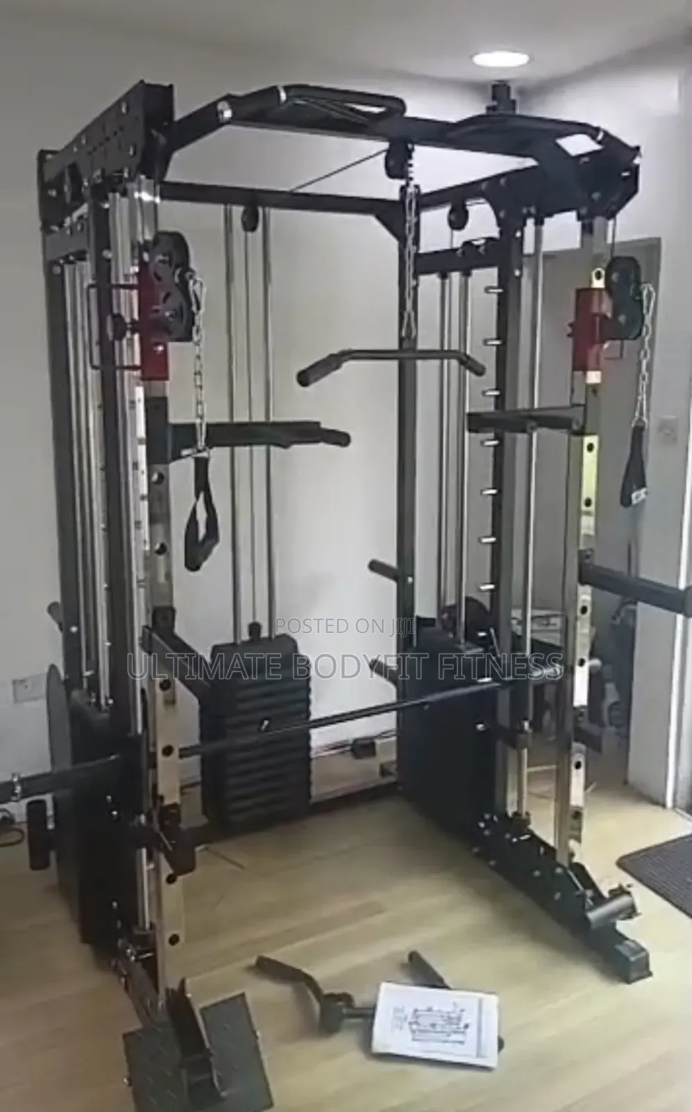 Brand New Multifunctional 3 Sided Weight Stack Smith Machine