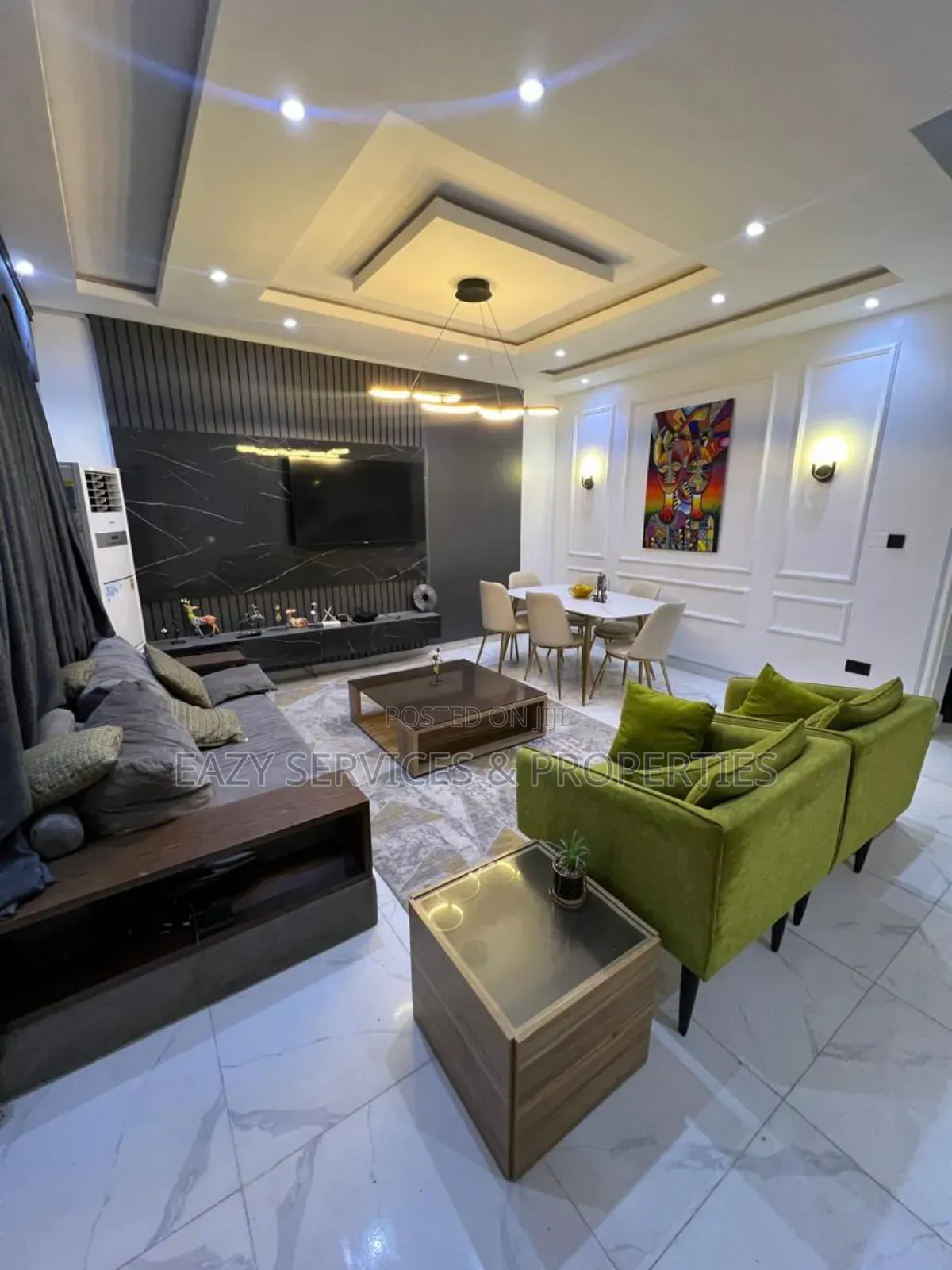 Furnished 3bdrm Duplex in Gated Mini Estate, Ikate for rent