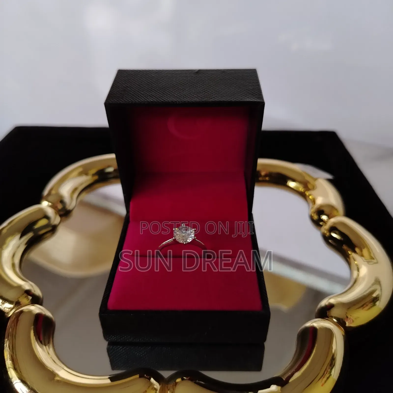 Women Diamond Rings Stainless Steel Rings Silver Ring Gift 35