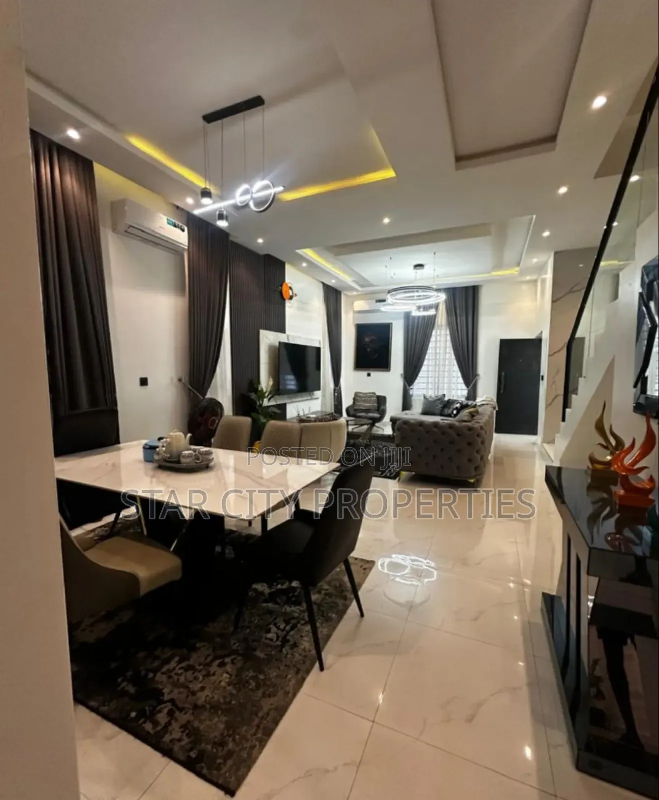 Furnished 4bdrm Duplex in Mende Mary Land for rent
