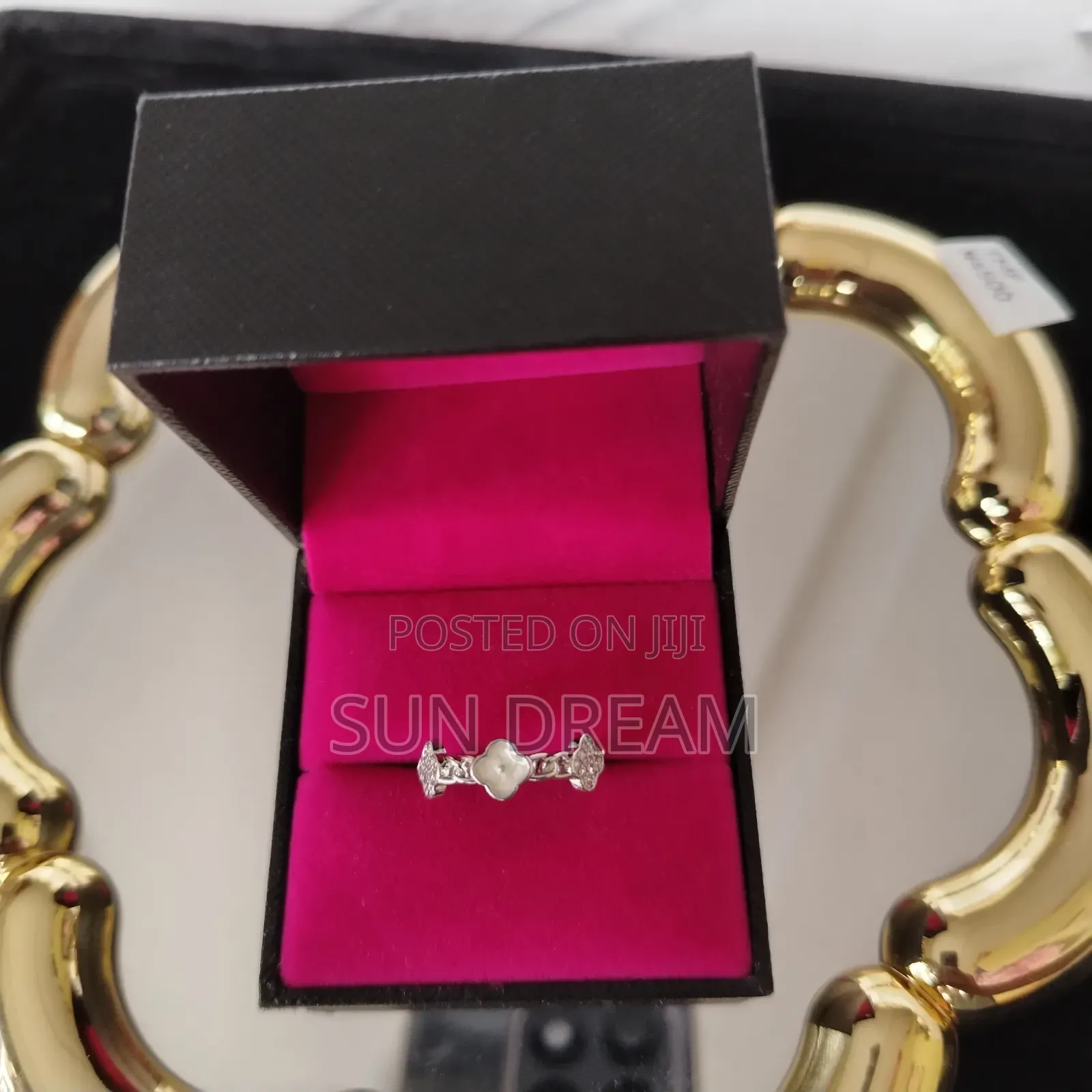 Women Rings Silver Flower Rings Lady Ring Gift 69