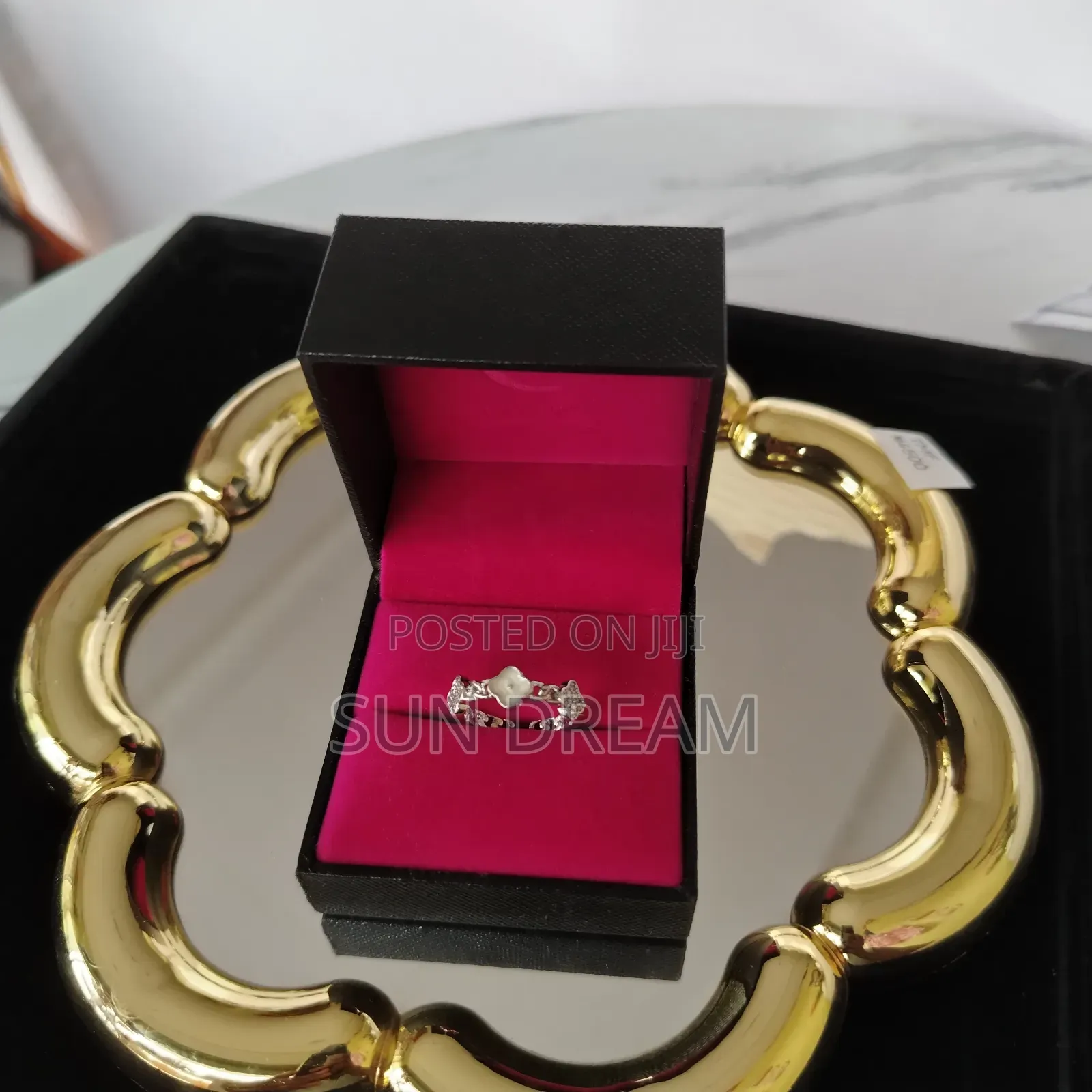 Women Rings Silver Flower Rings Lady Ring Gift 69