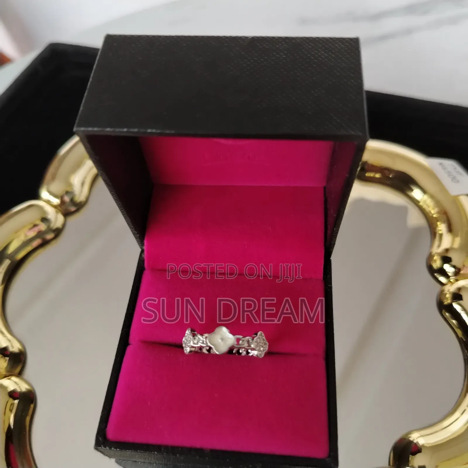 Women Rings Silver Flower Rings Lady Ring Gift 69