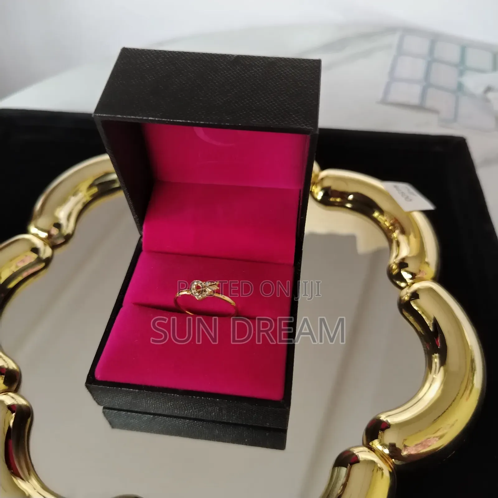 Lady Rings Heart Rings Stainless Steel No Color Wash 34