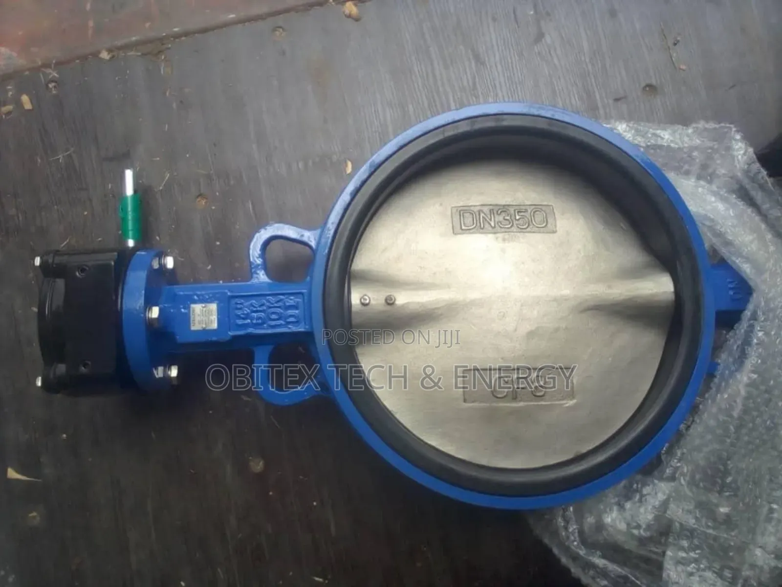 14" Pneumatic Butterfly Valve (Dn350) With Actuator and Solenoid Valve