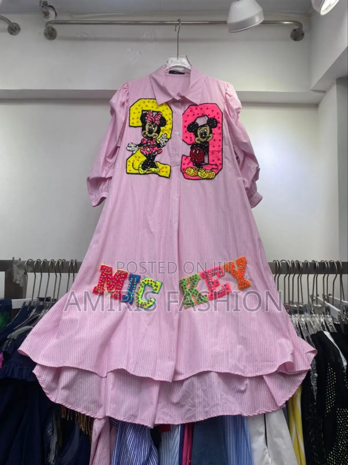 Beautiful And Colourful Two-piece Myianky Dress