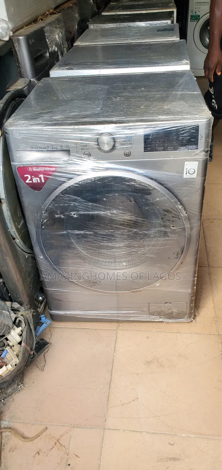 8/5kg Wash And Dry Inverter Washing Machine Lg Direct Drive