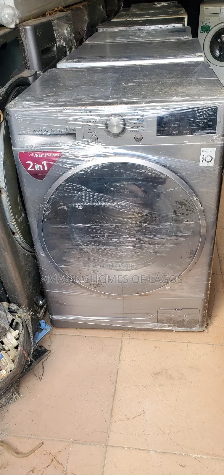 8/5kg Wash And Dry Inverter Washing Machine Lg Direct Drive