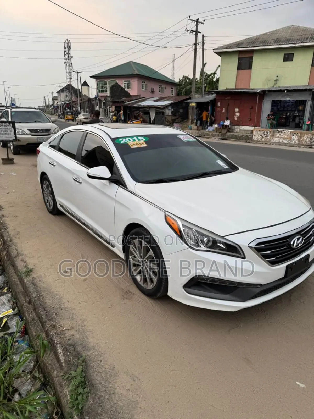 Hyundai Sonata Limited 4dr Sedan (2.4L 4cyl 6A) 2015 White