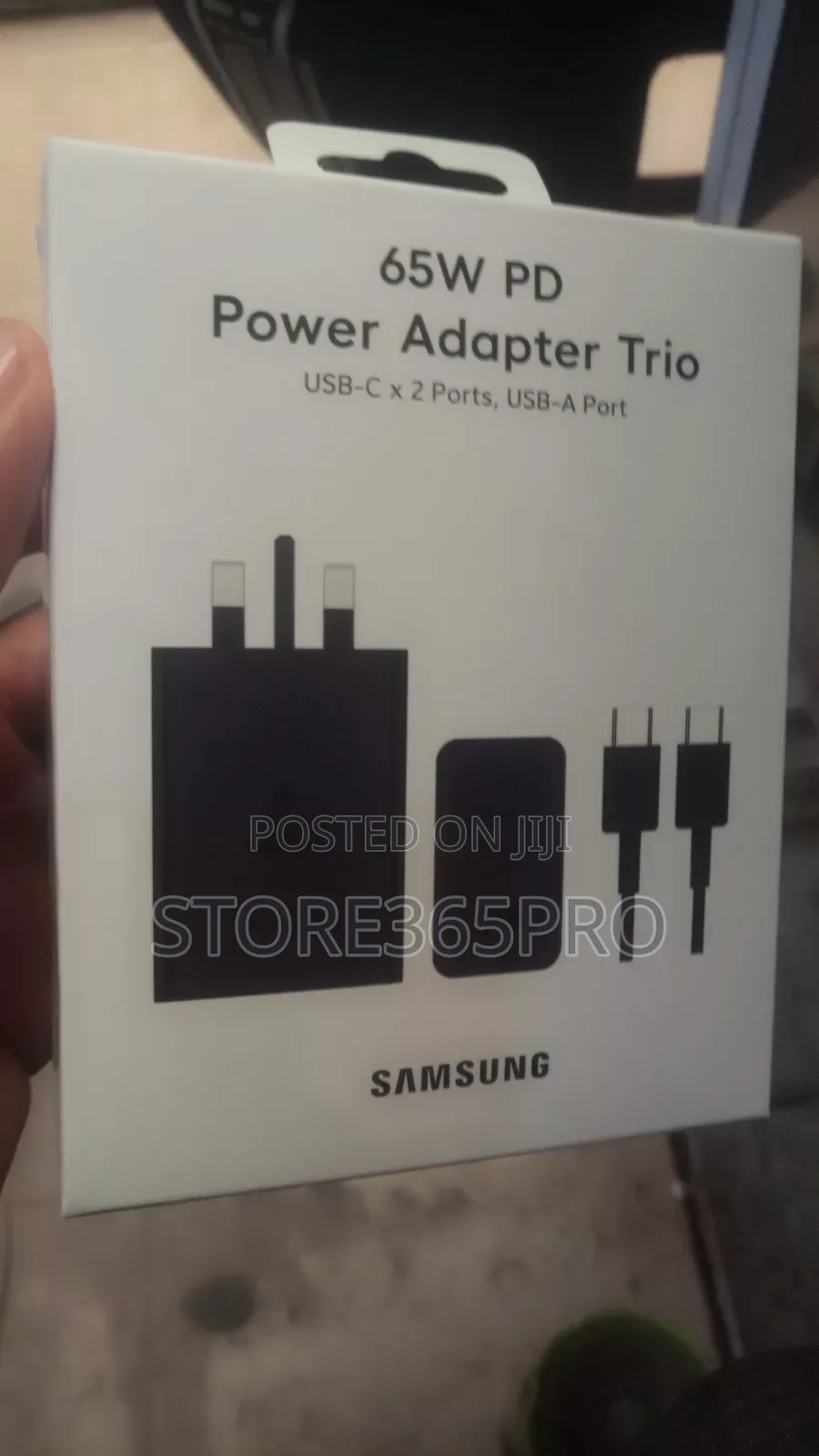 Original 65w Samsung Charger Super Fast Charge 2 Type C, 1 Usb Port