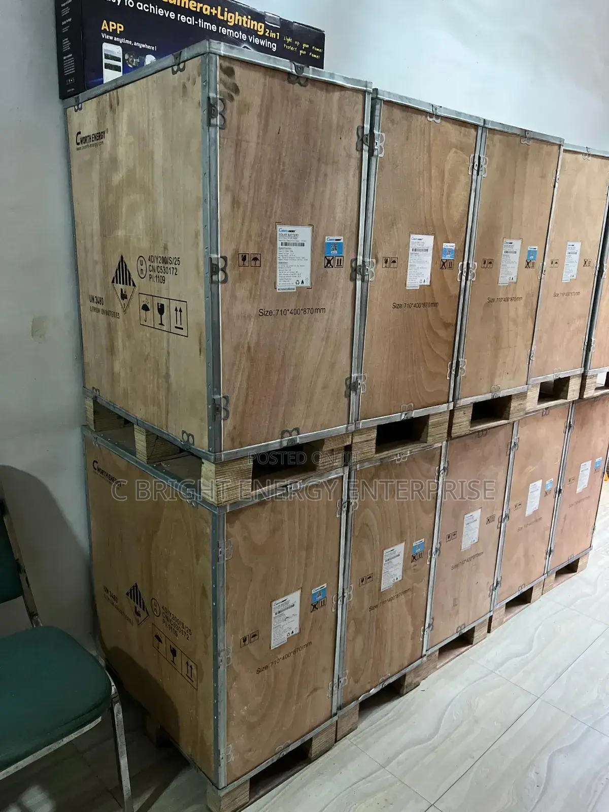 15kwh 51.2v Cworth Solar Lithium Battery