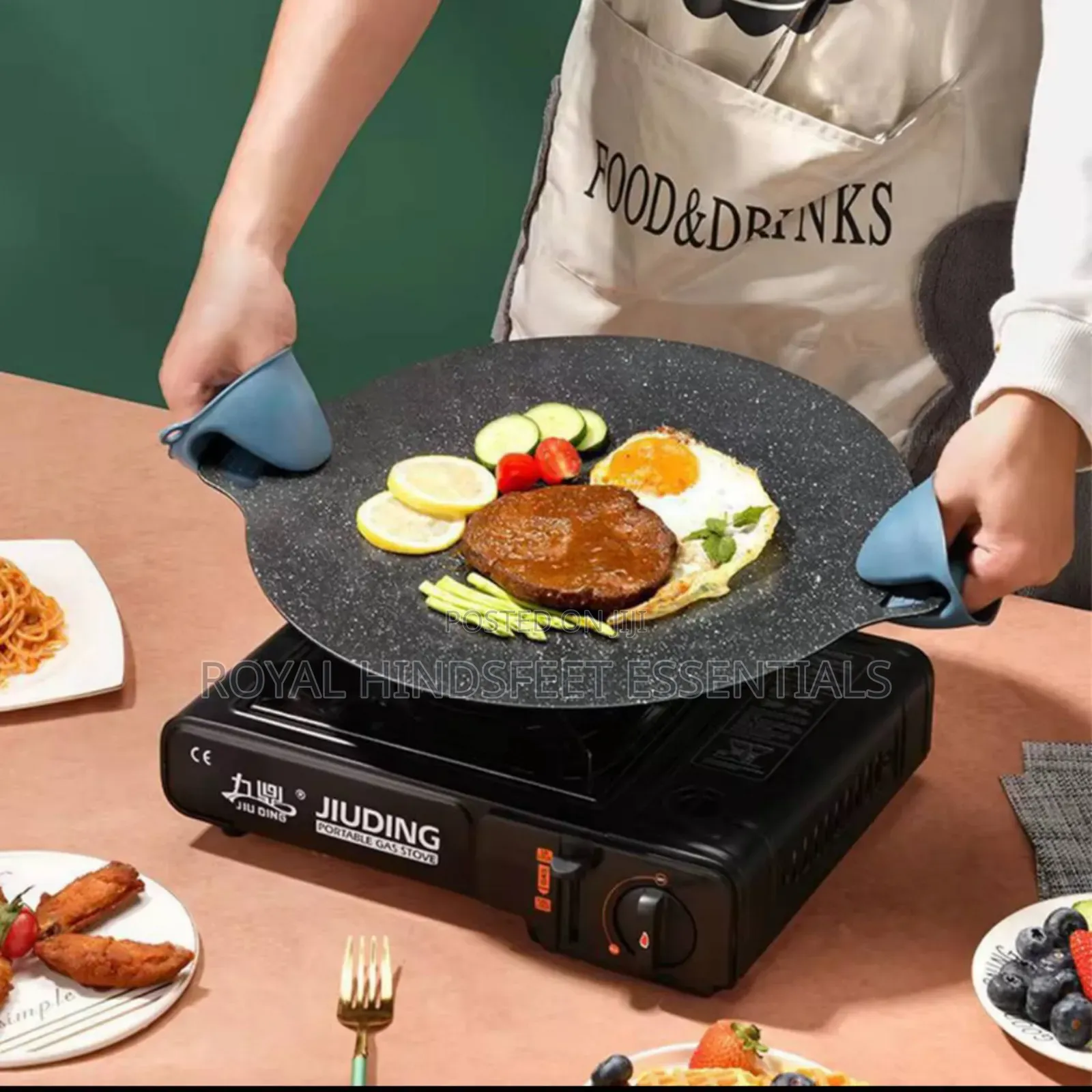 Anti-Stick Multi-Function Barbeque / Cooking Plate
