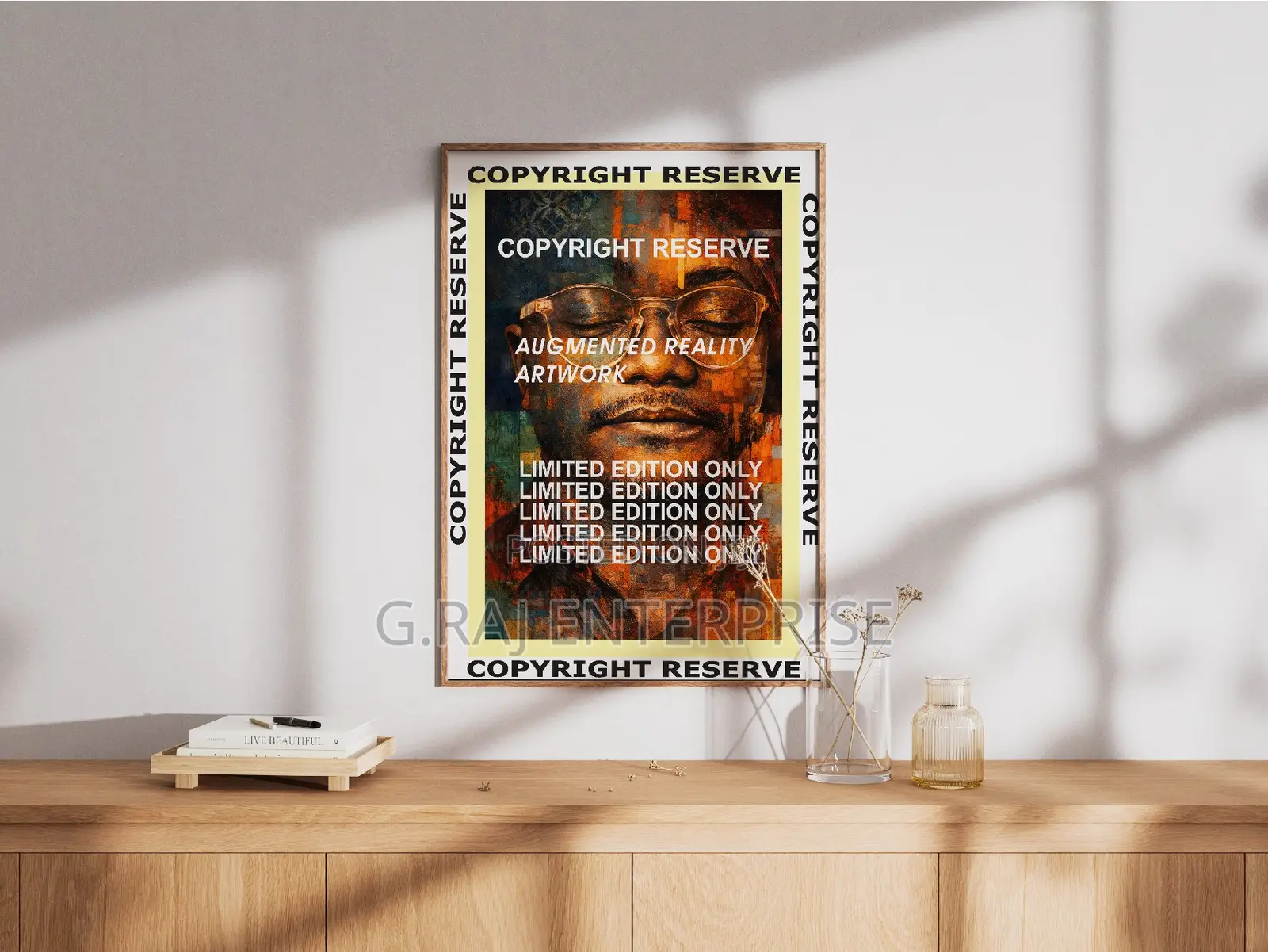 Brymo Limited Edition Ar Framed Wall Art Augmented Reality Artwork