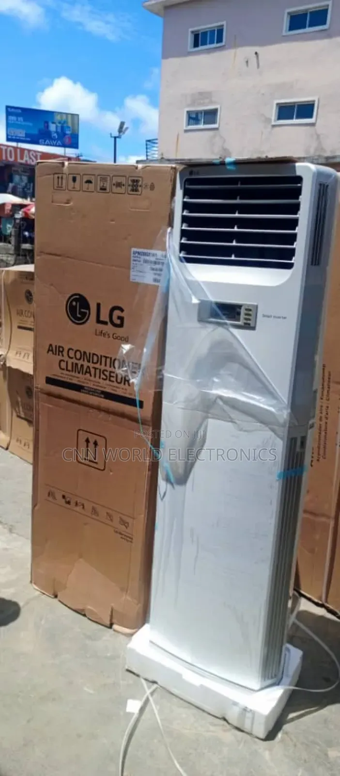New Lg Inverter Floor Standing Ac 2ton Copper R410a Warranty 2years