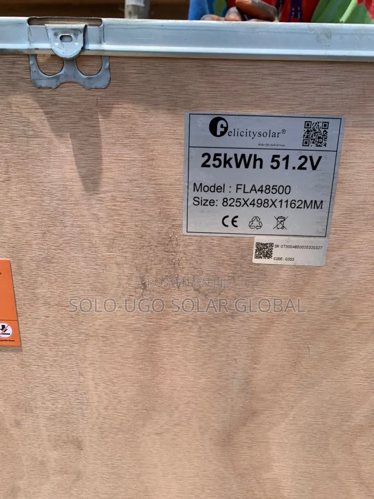 25kwh 48v Felicity Lithium Ion Battery