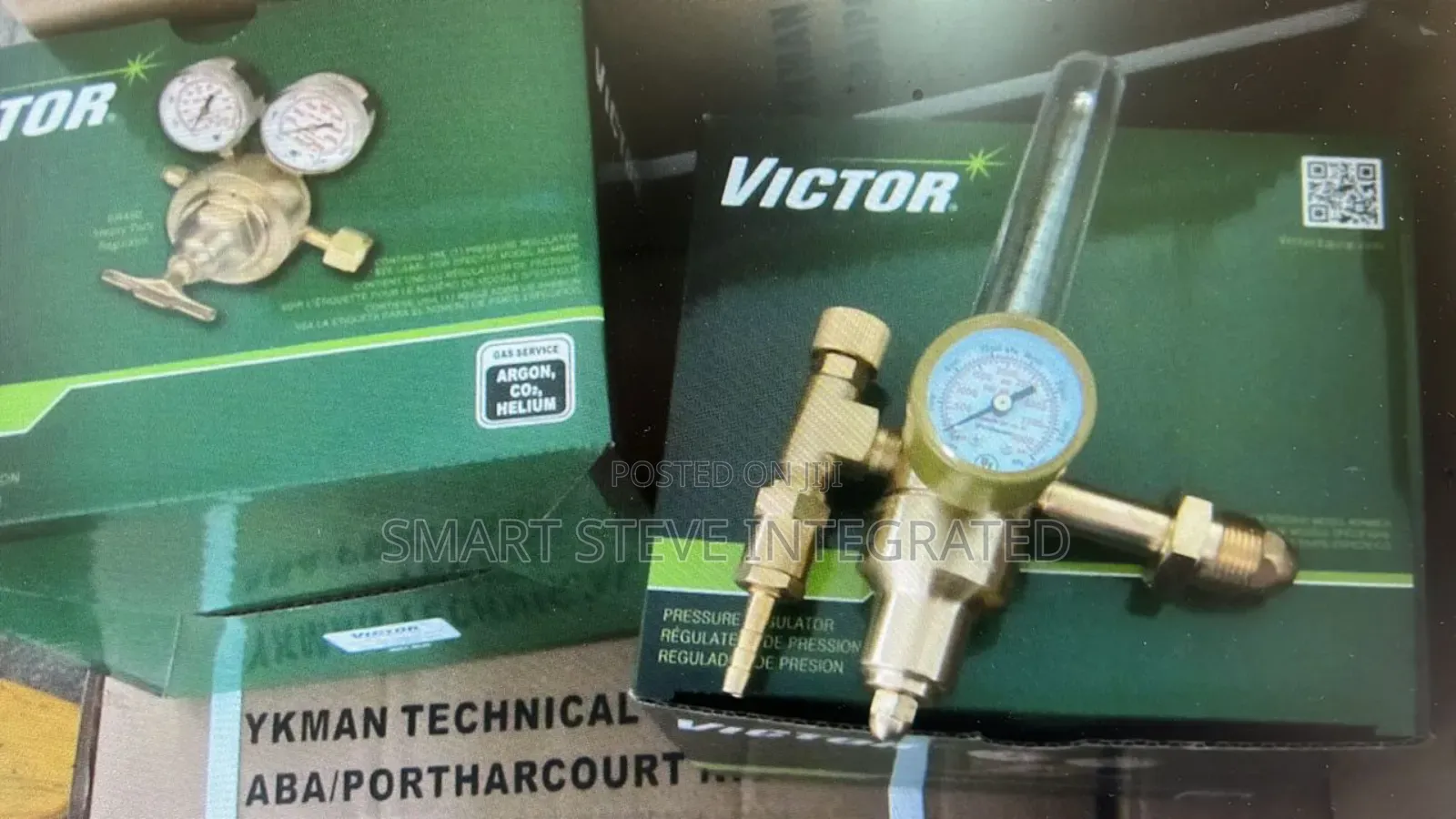 Victor Brand Single-Stage Pressure Regulator and Flowmeter