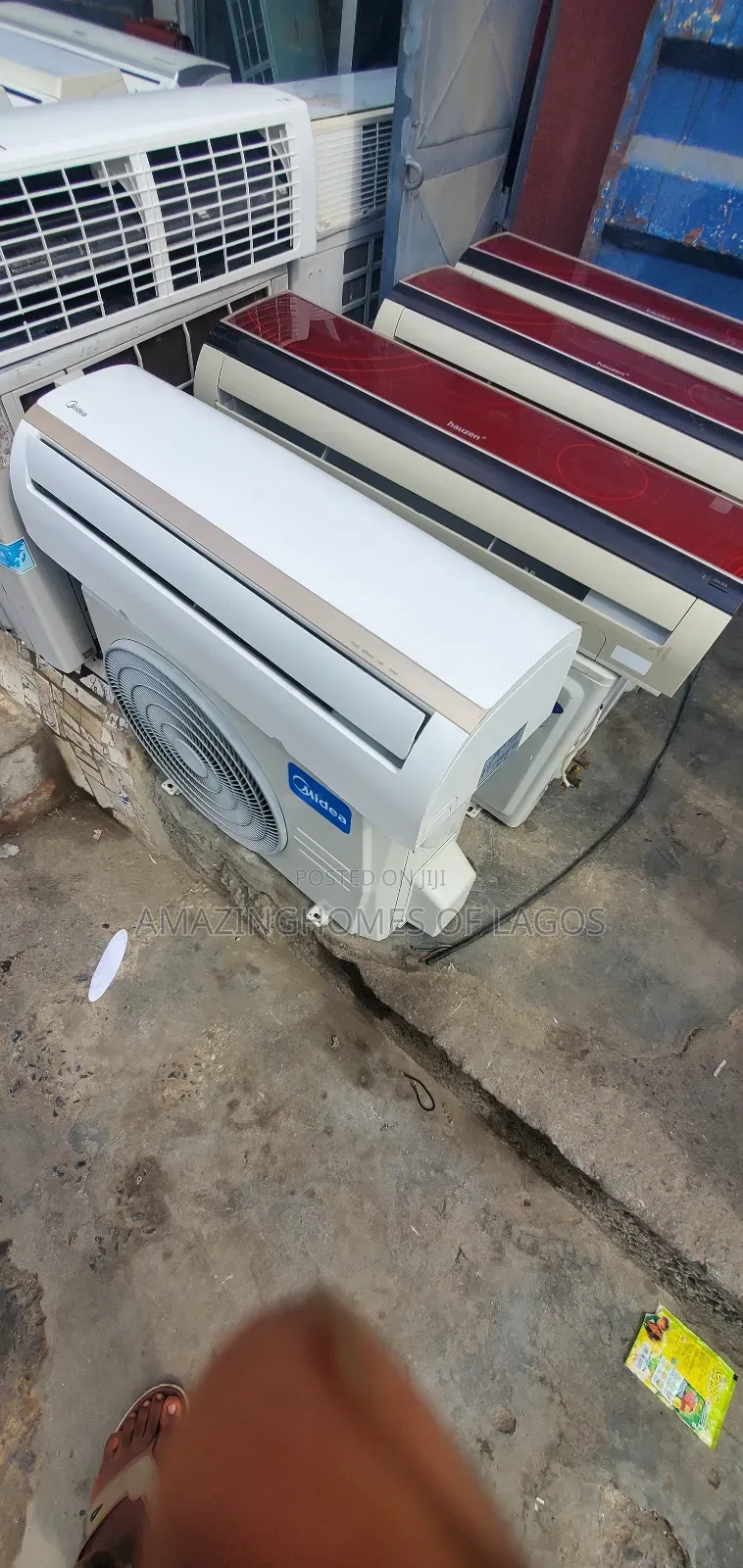 1.5hp Non Inverter Midea Ac R22 Gas