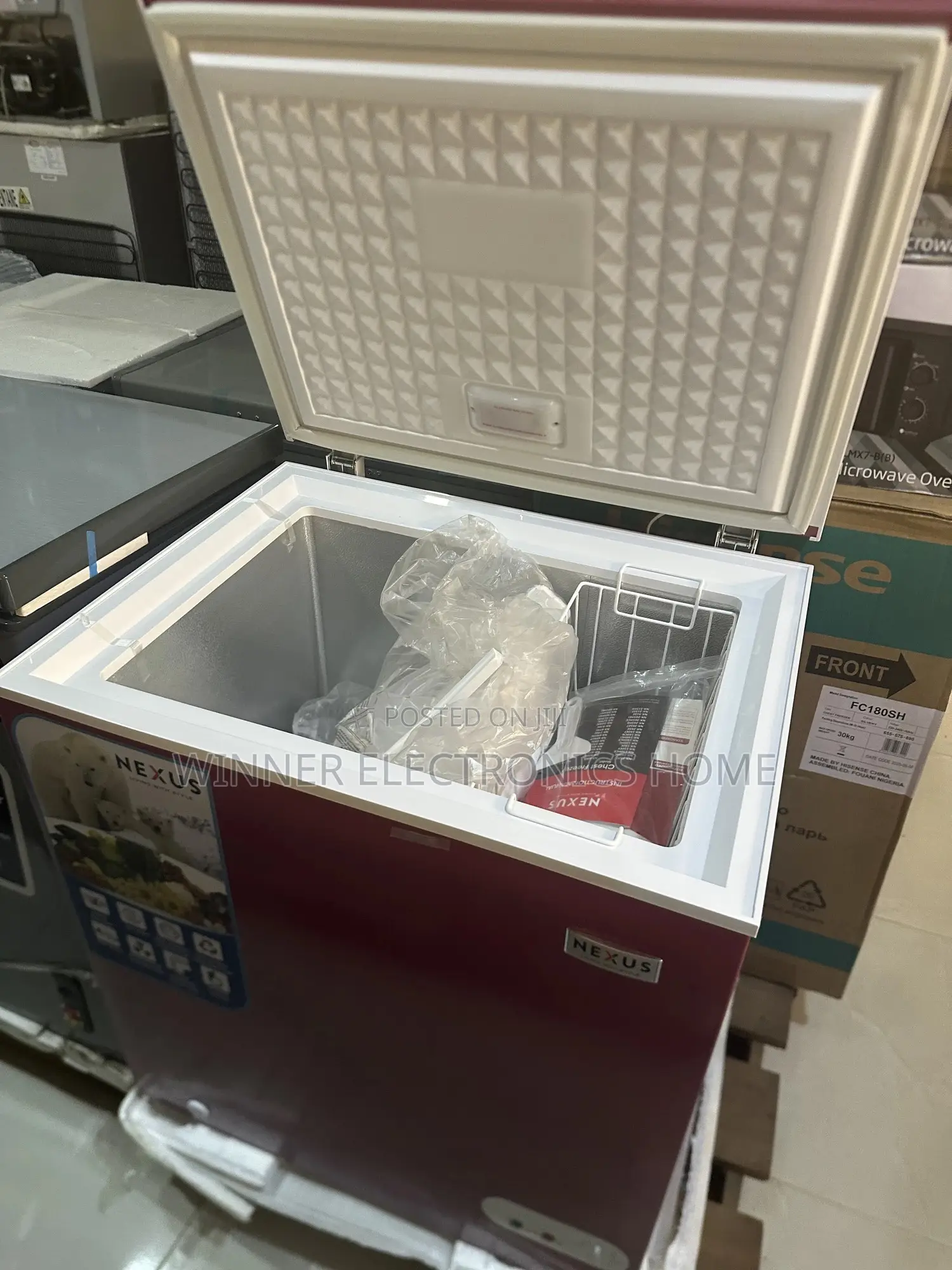 Nexus Chest Freezer 160 Liters With Warranty