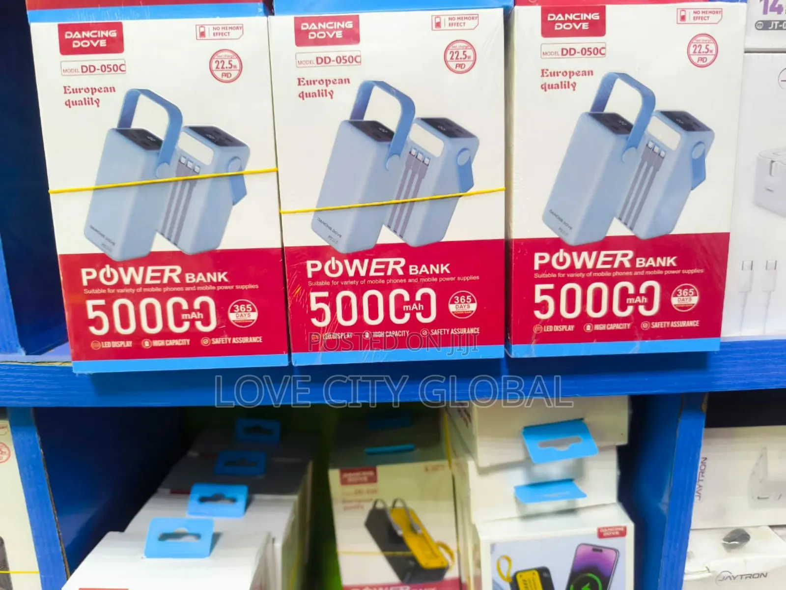 50,000mah Power Bank With Touch Light Superior Fast Charging Laptop