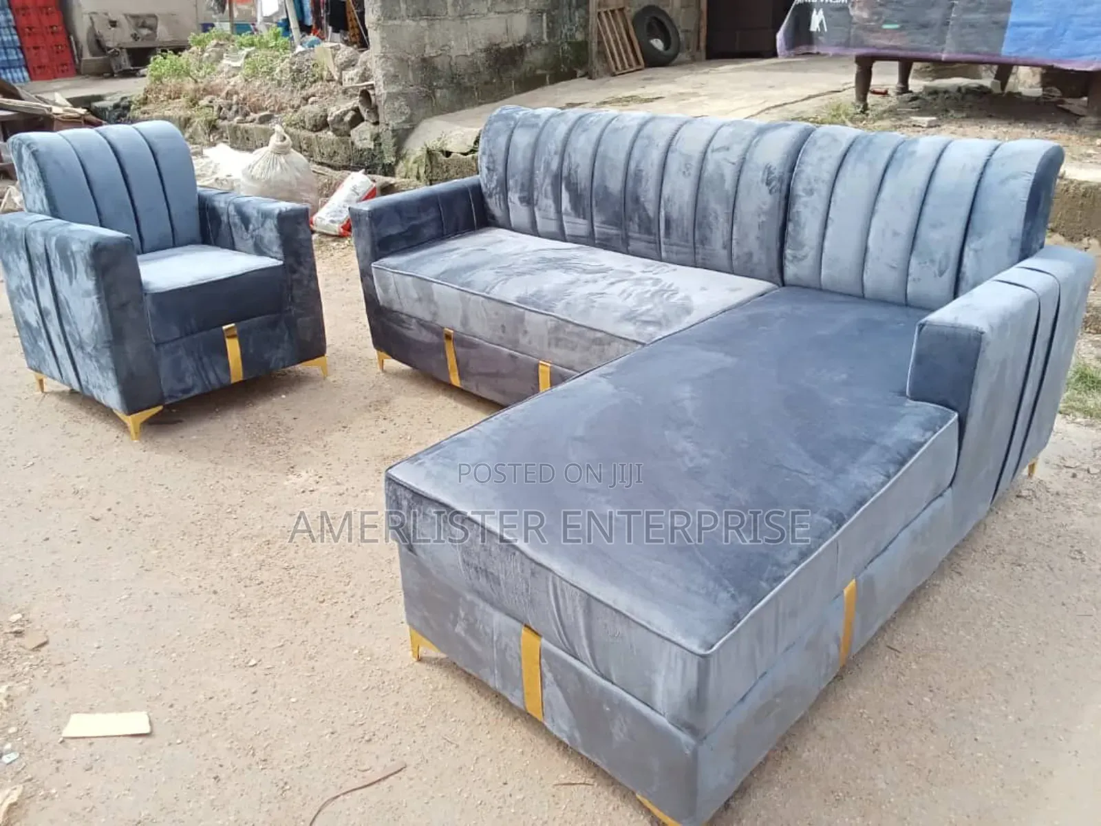 Asy Colour L Shape Sofa.