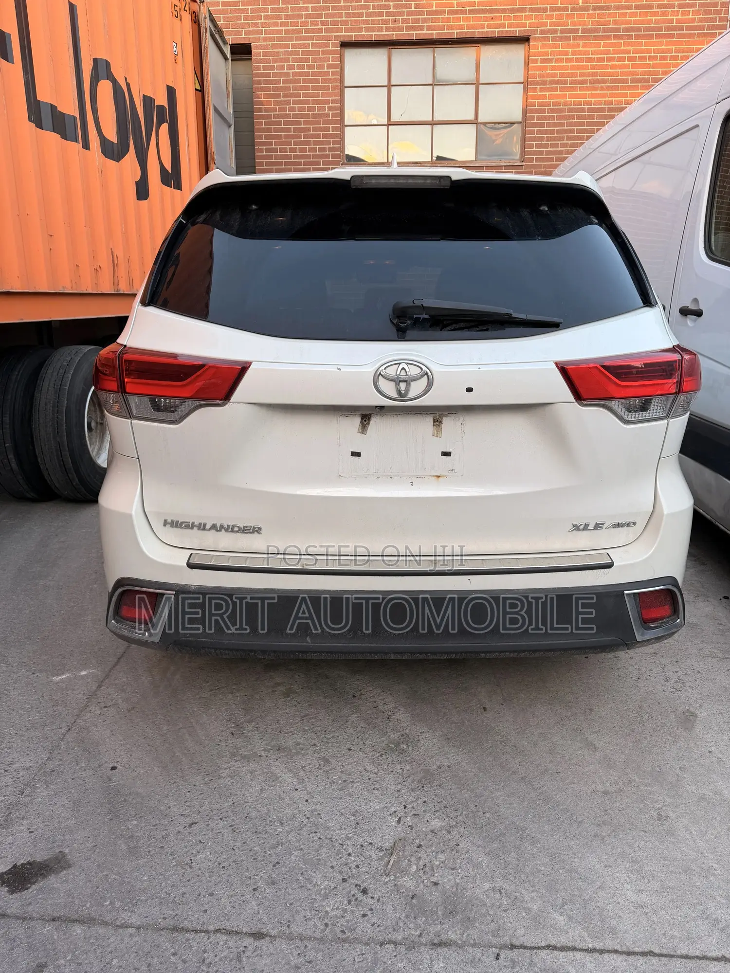Toyota Highlander XLE 2019 White