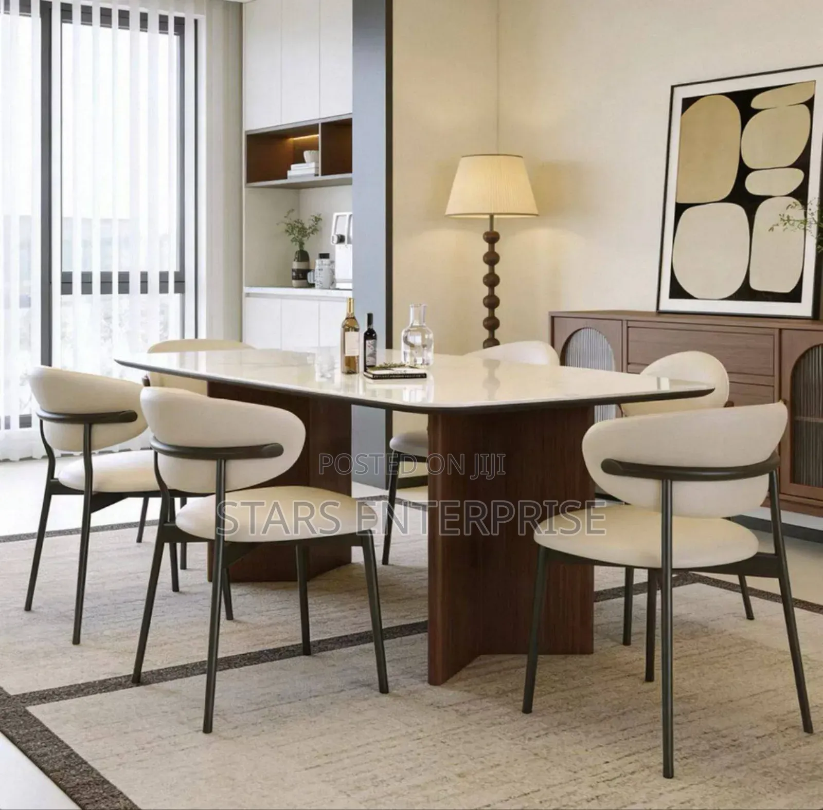 6 Seater Marble Dining