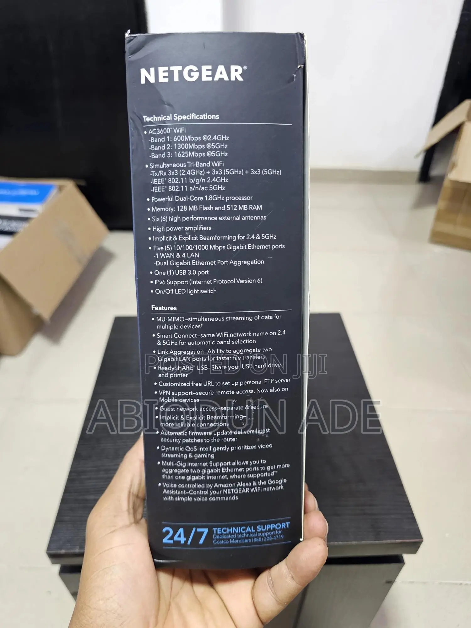 Netgear Nighthawk X6s Ac3600 Tri‐Band Wifi Router (R7960p)