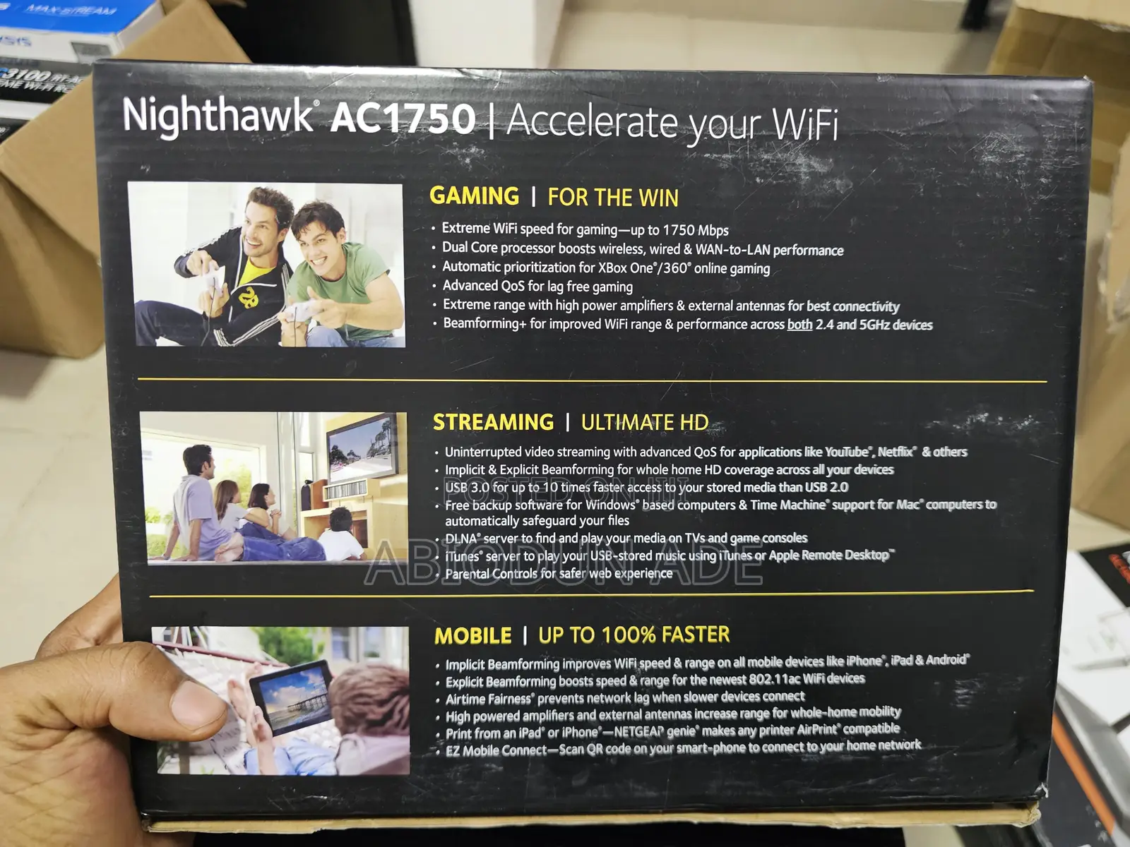 Netgear Nighthawk Ac1750 Smart Wifi Router (R6700)