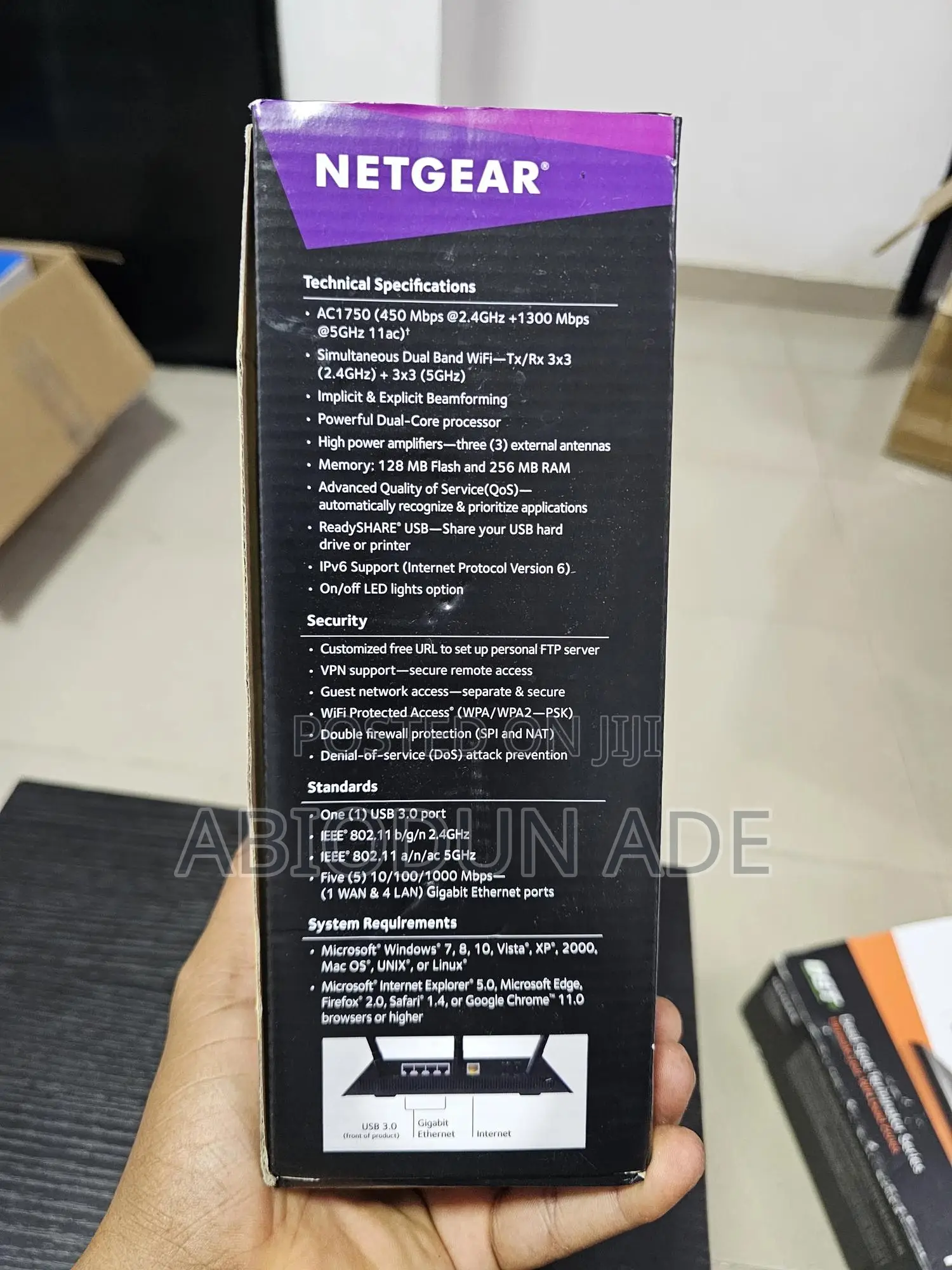 Netgear Nighthawk Ac1750 Smart Wifi Router (R6700)