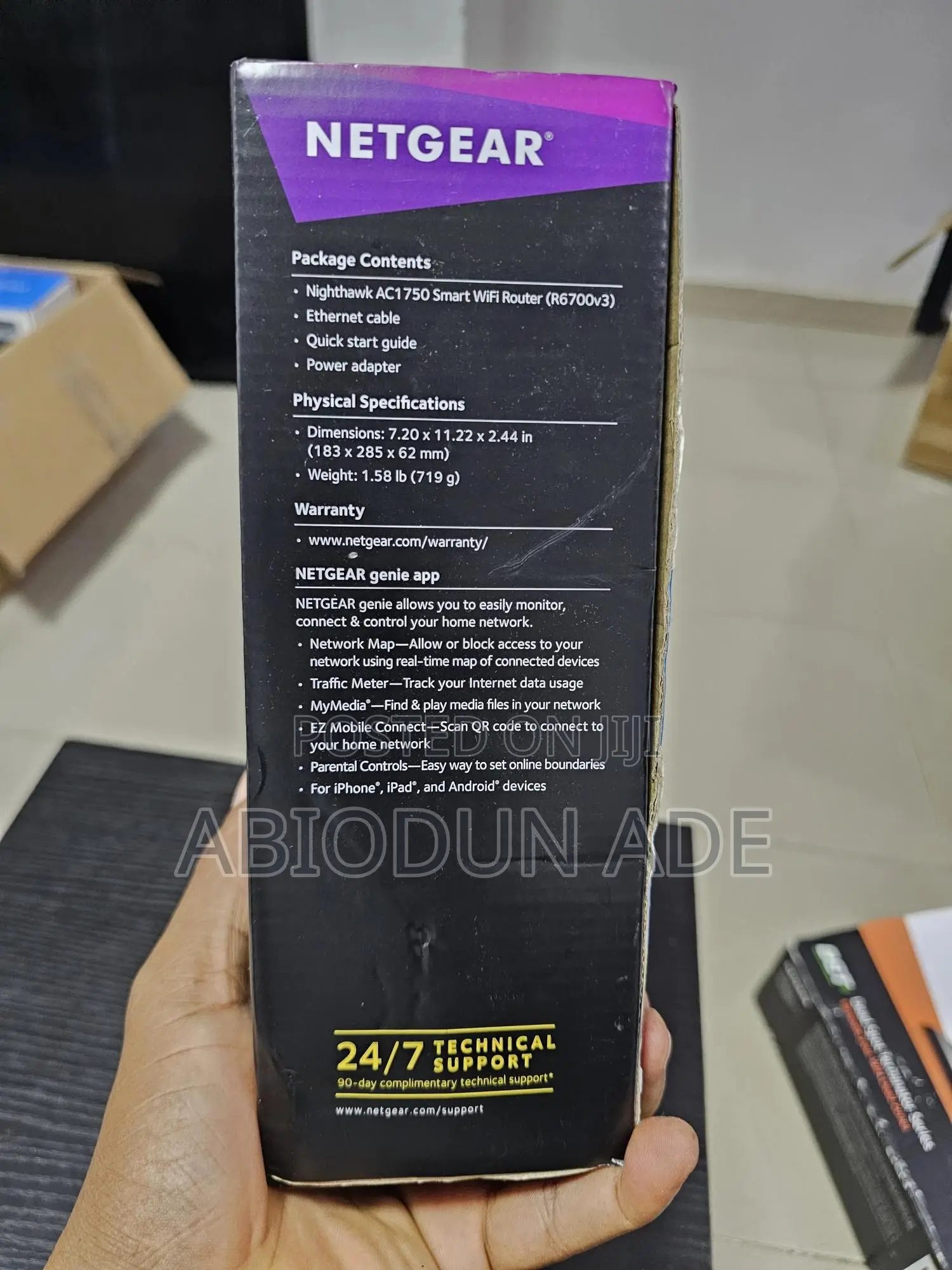 Netgear Nighthawk Ac1750 Smart Wifi Router (R6700)