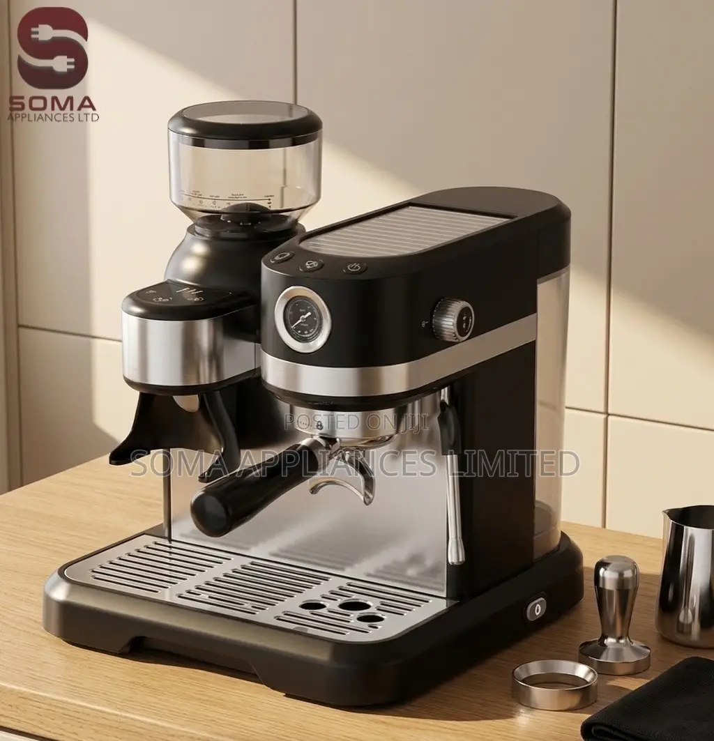 Duvel Dl-122 Professional Espresso Coffee Machine With Grinder