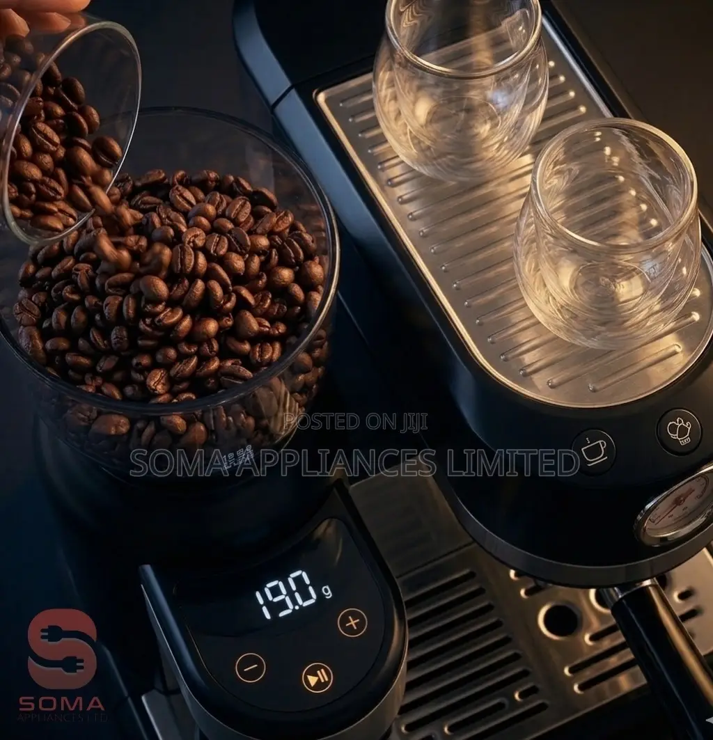 Duvel Dl-122 Professional Espresso Coffee Machine With Grinder